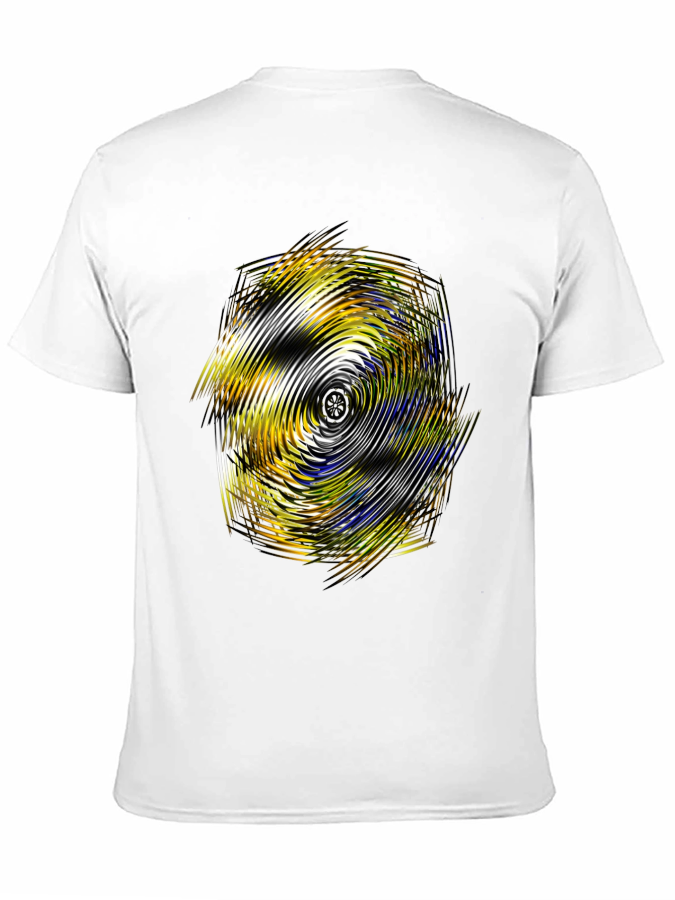 Abstract Swirl Graphic Tee - Modern Design