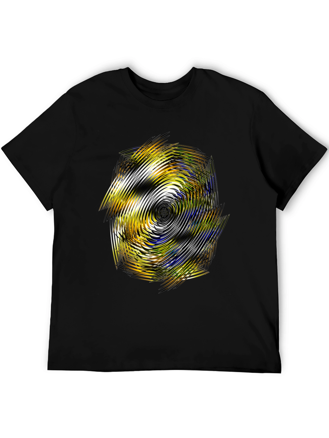 Abstract Swirl Graphic Tee - Modern Design