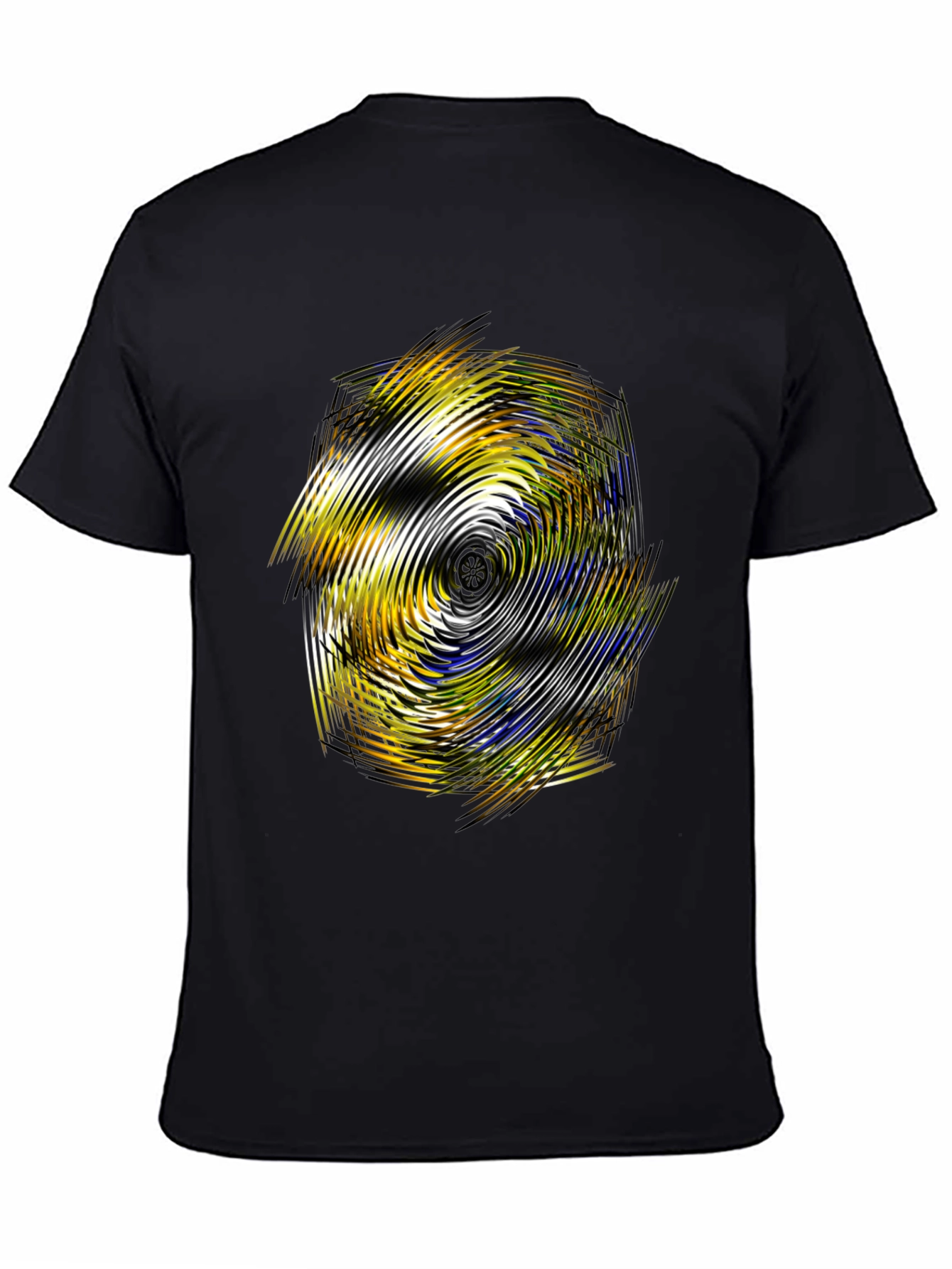 Abstract Swirl Graphic Tee - Modern Design