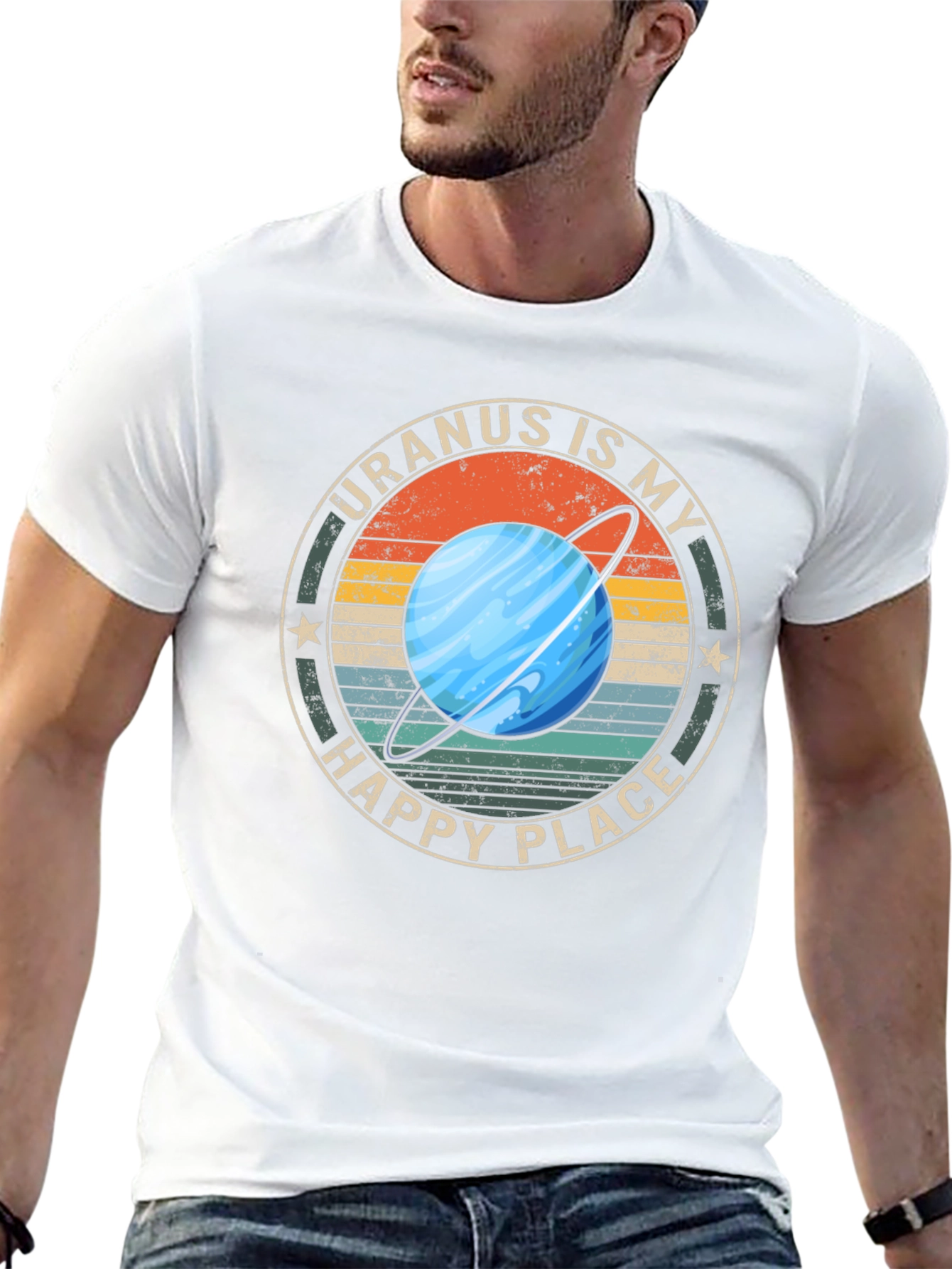 Uranus is My Happy Place Graphic T-Shirt