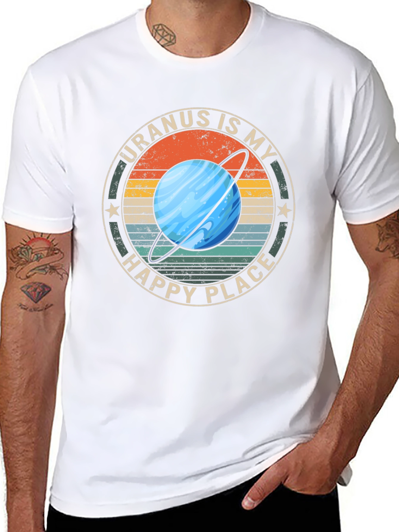 Uranus is My Happy Place Graphic T-Shirt