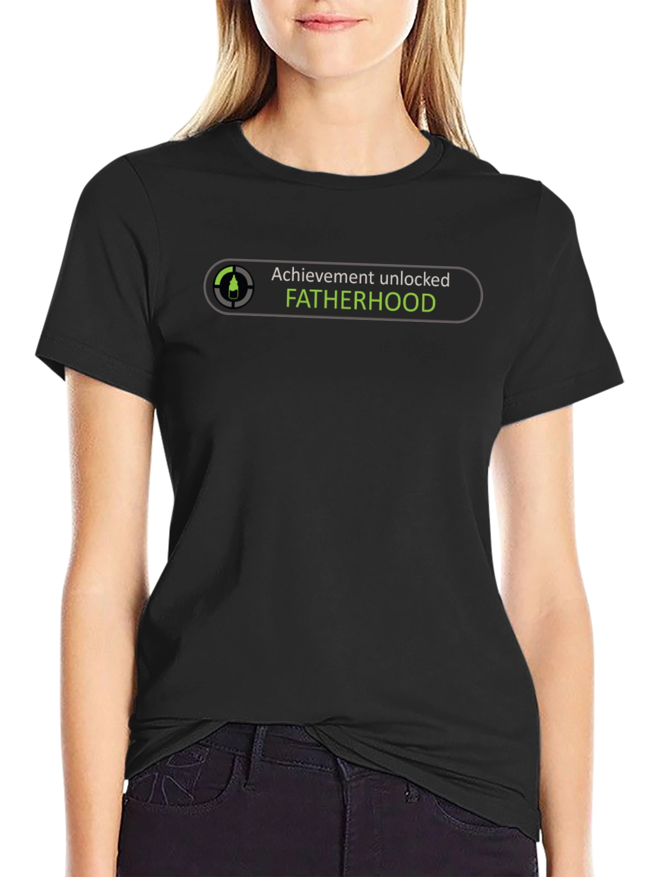 Fatherhood Achievement Unlocked Graphic Tee