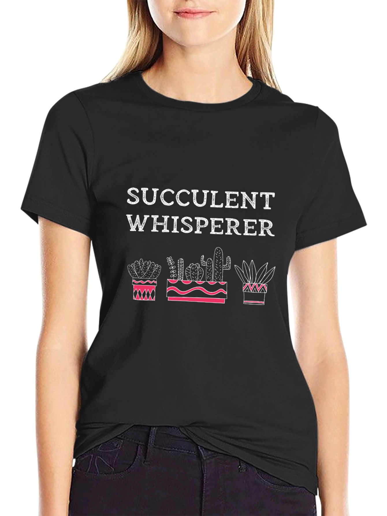Succulent Whisperer T-Shirt - Cactus Plant Lover Tee