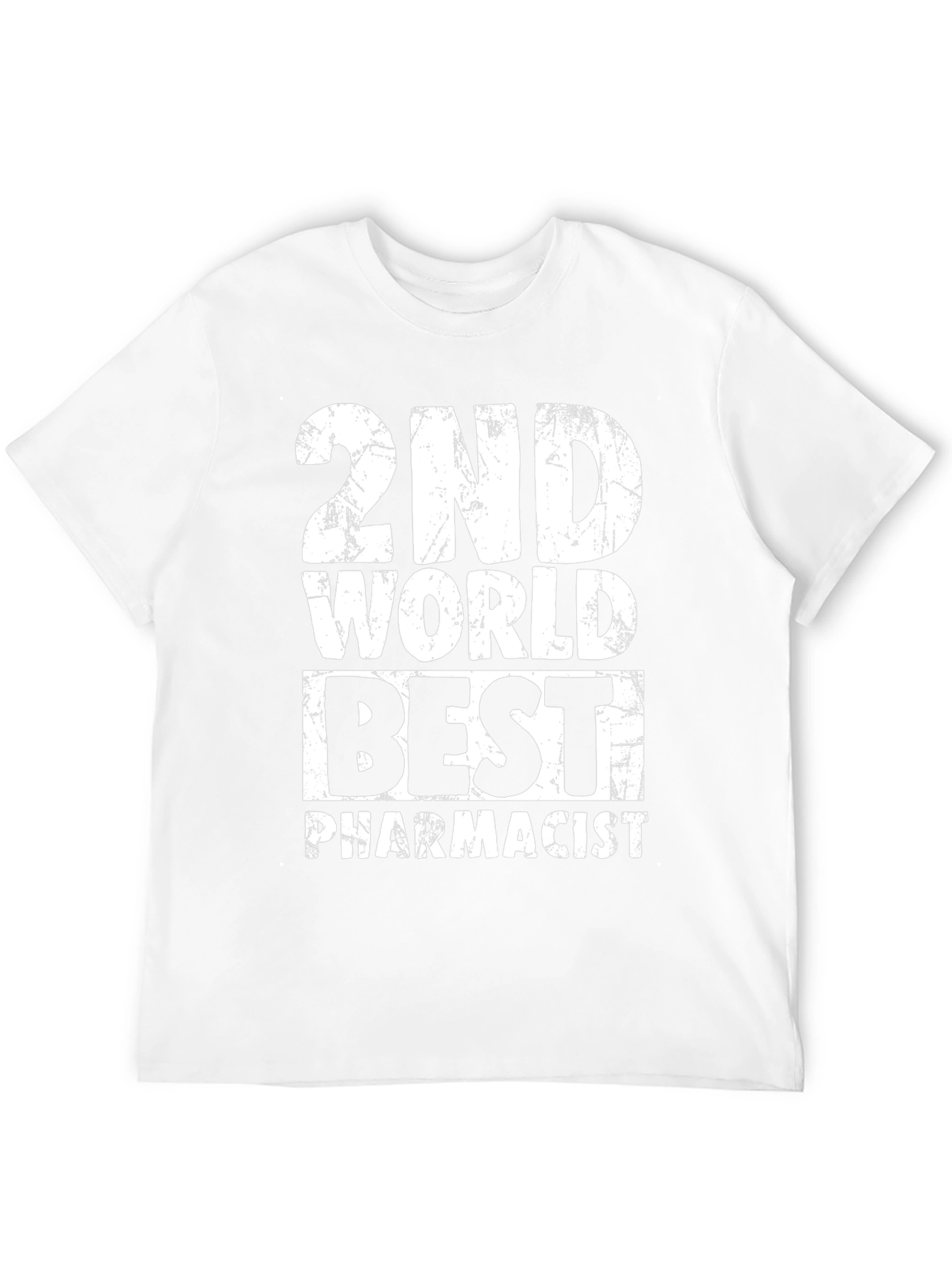 2nd World Best Pharmacist Black Graphic T-Shirt