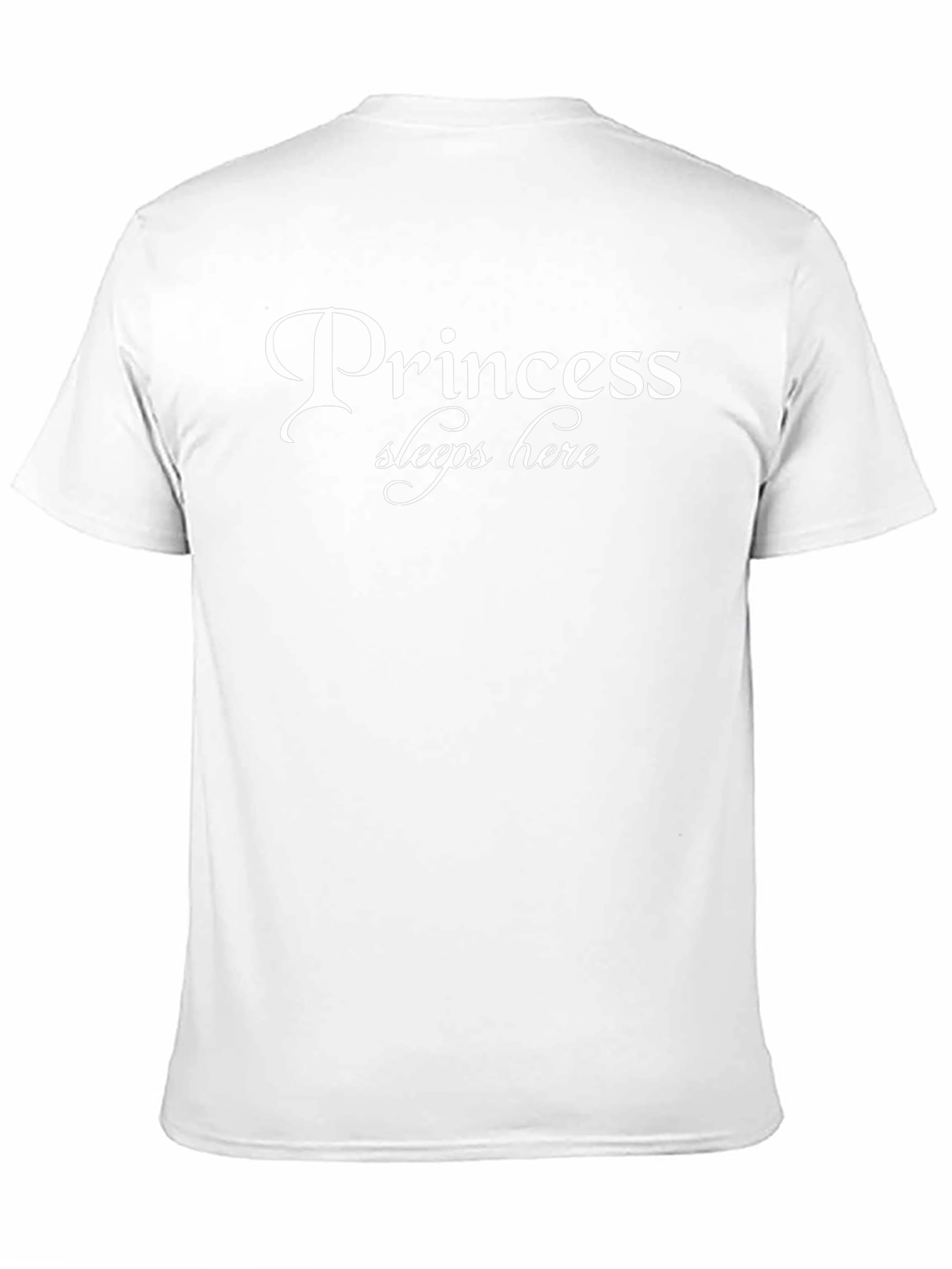 Princess Sleeps Here - Novelty Graphic T-Shirt