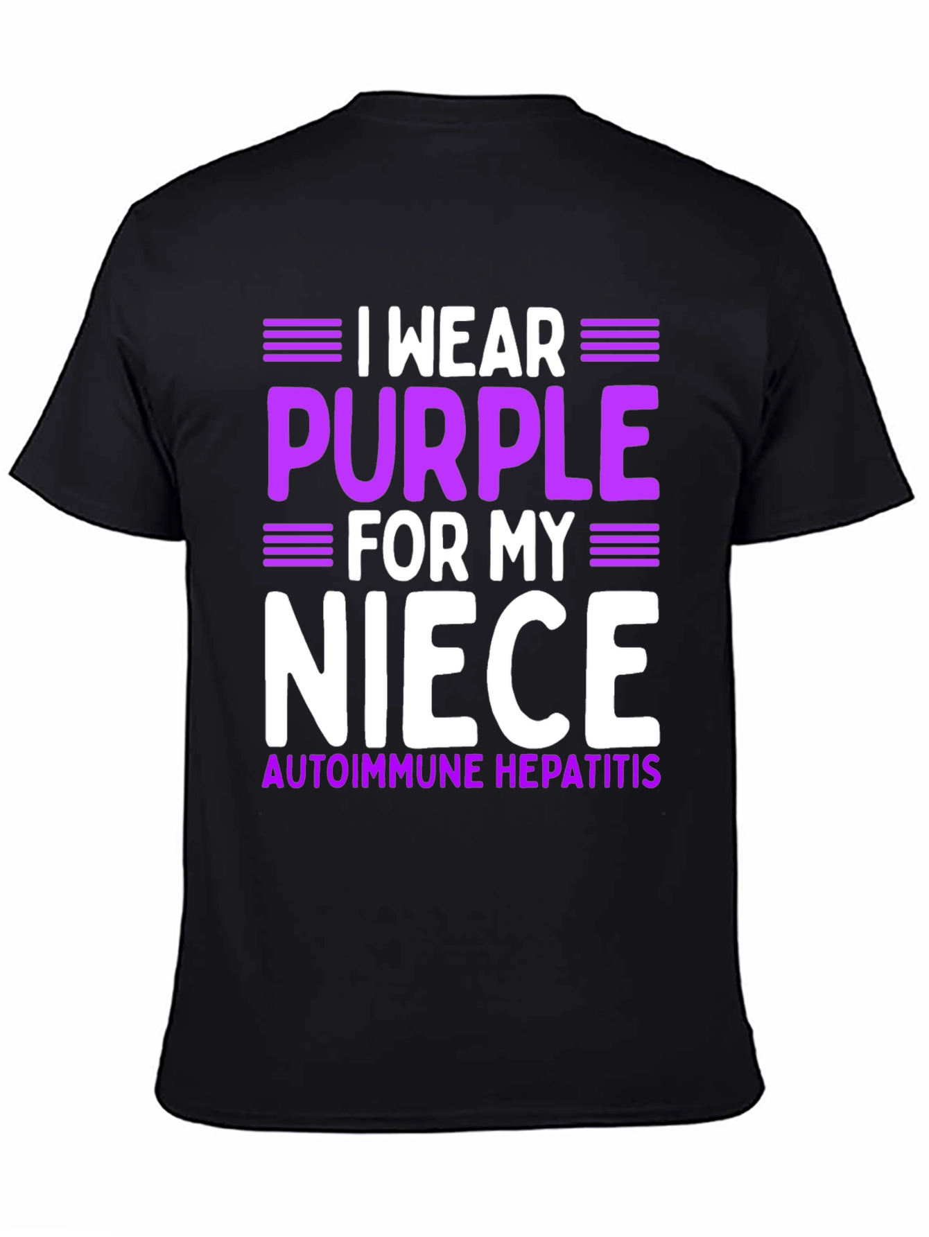 Purple Niece Autoimmune Hepatitis Awareness T-Shirt