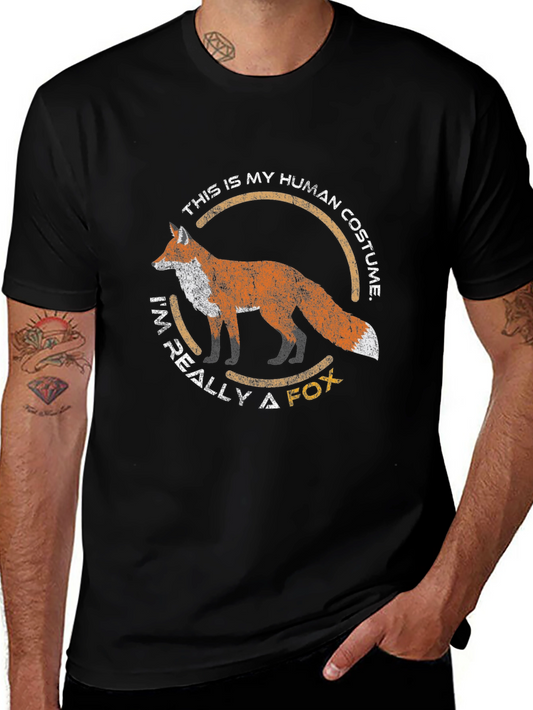 Im Really a Fox T-Shirt - Funny Animal Costume Tee