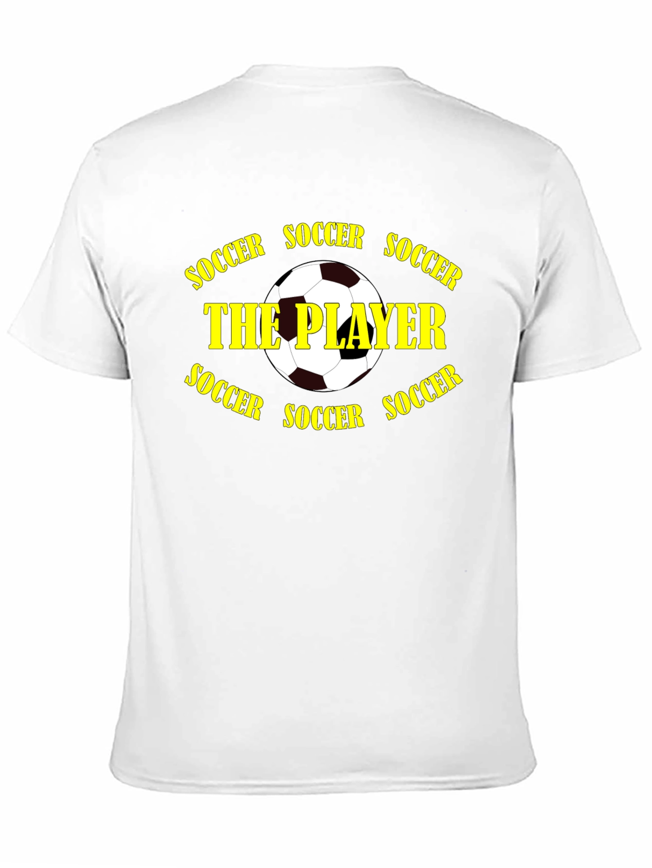 Soccer The Player Black Graphic T-Shirt
