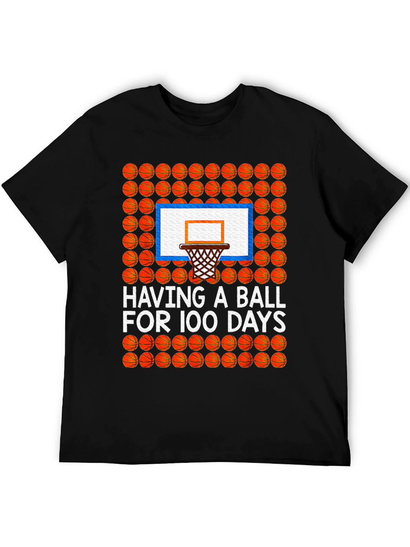 100 Days of School Basketball T-Shirt