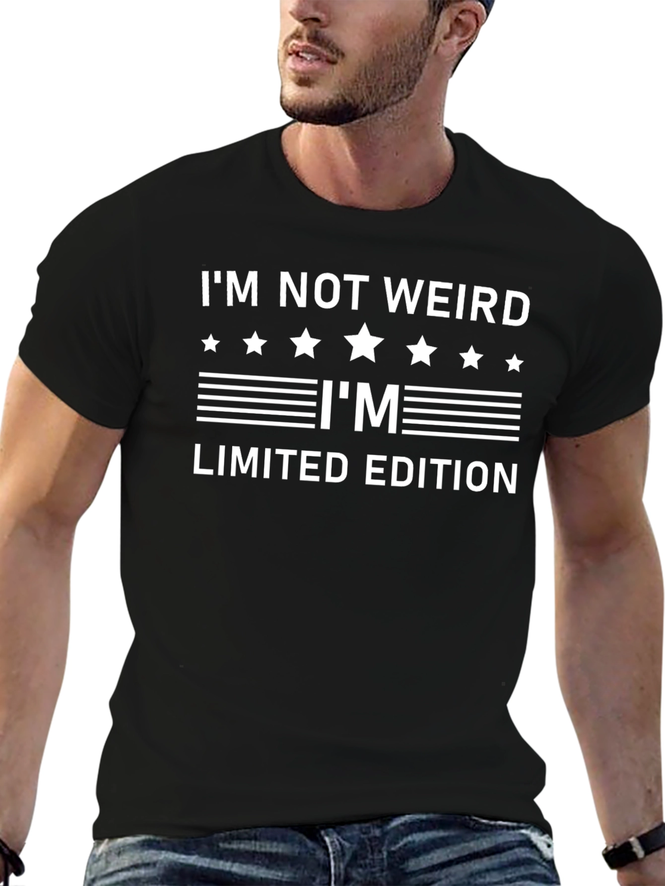 Im Not Weird Im Limited Edition Black T-Shirt