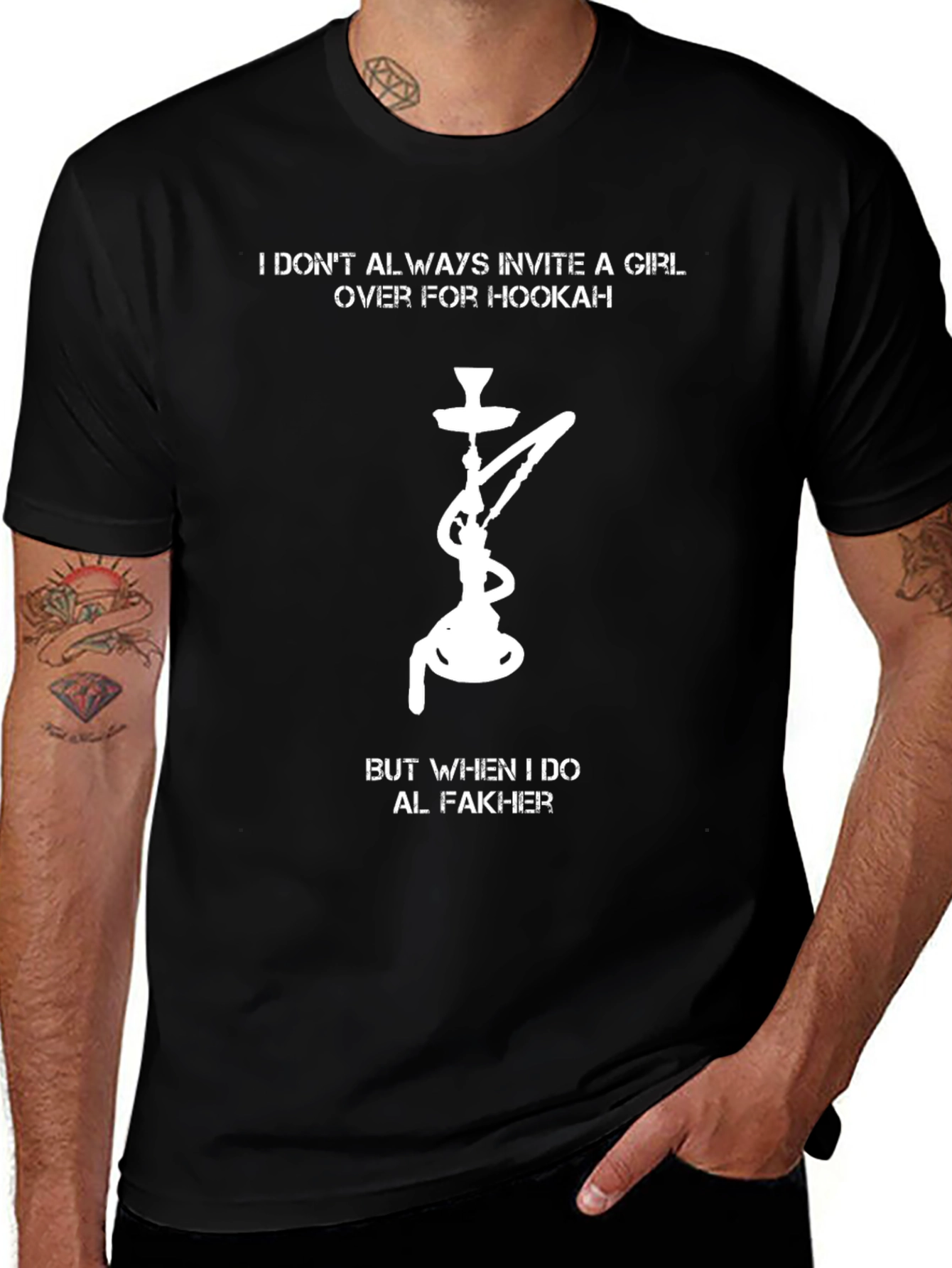 Hookah Graphic T-Shirt - Al Fakher Design