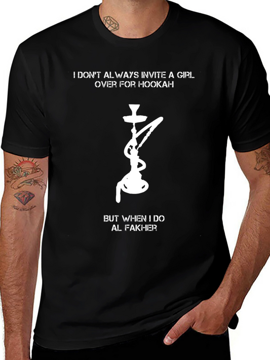 Hookah Graphic T-Shirt - Al Fakher Design