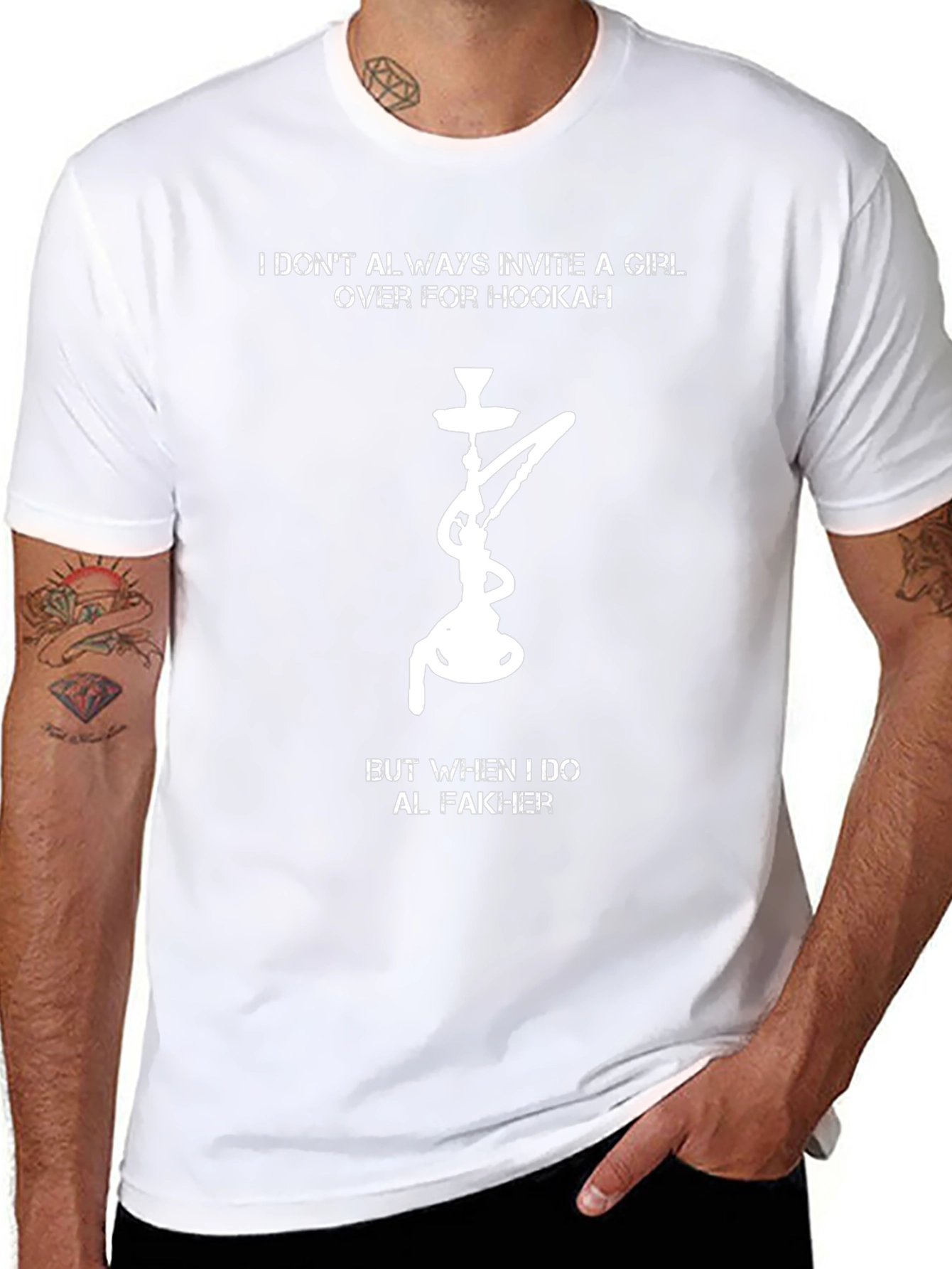 Hookah Graphic T-Shirt - Al Fakher Design