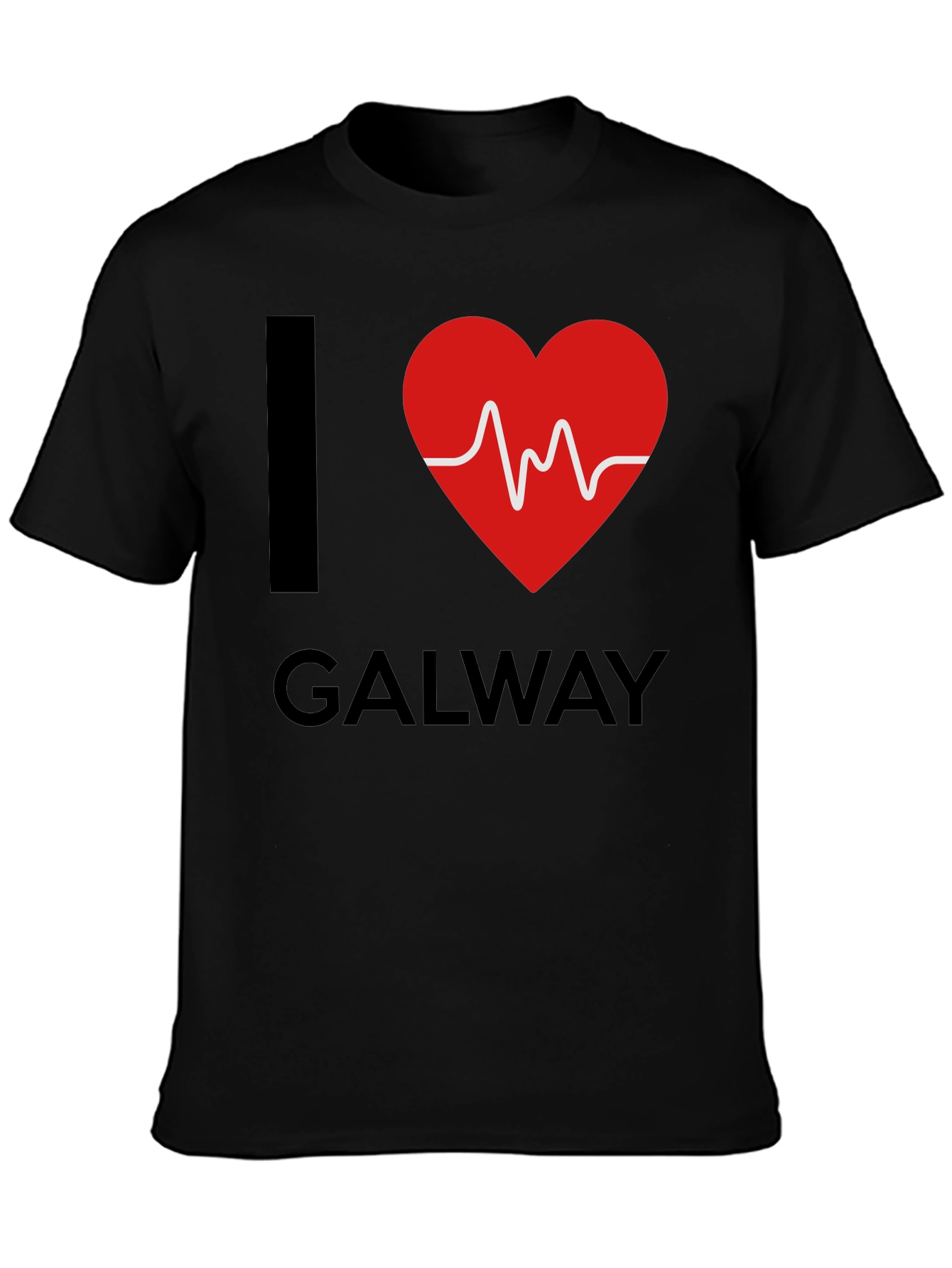 I Heart Galway T-Shirt - Black