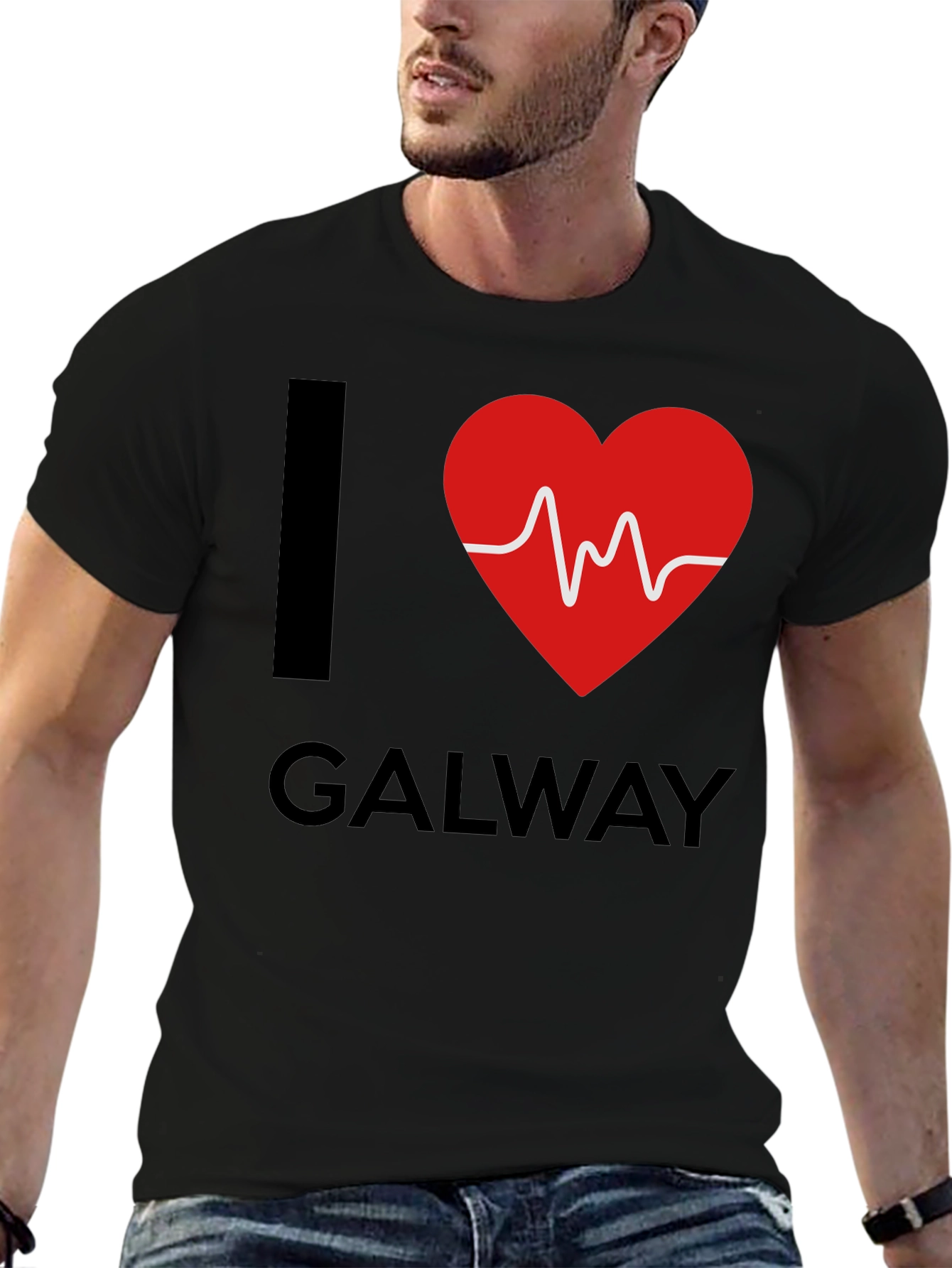 I Heart Galway T-Shirt - Black