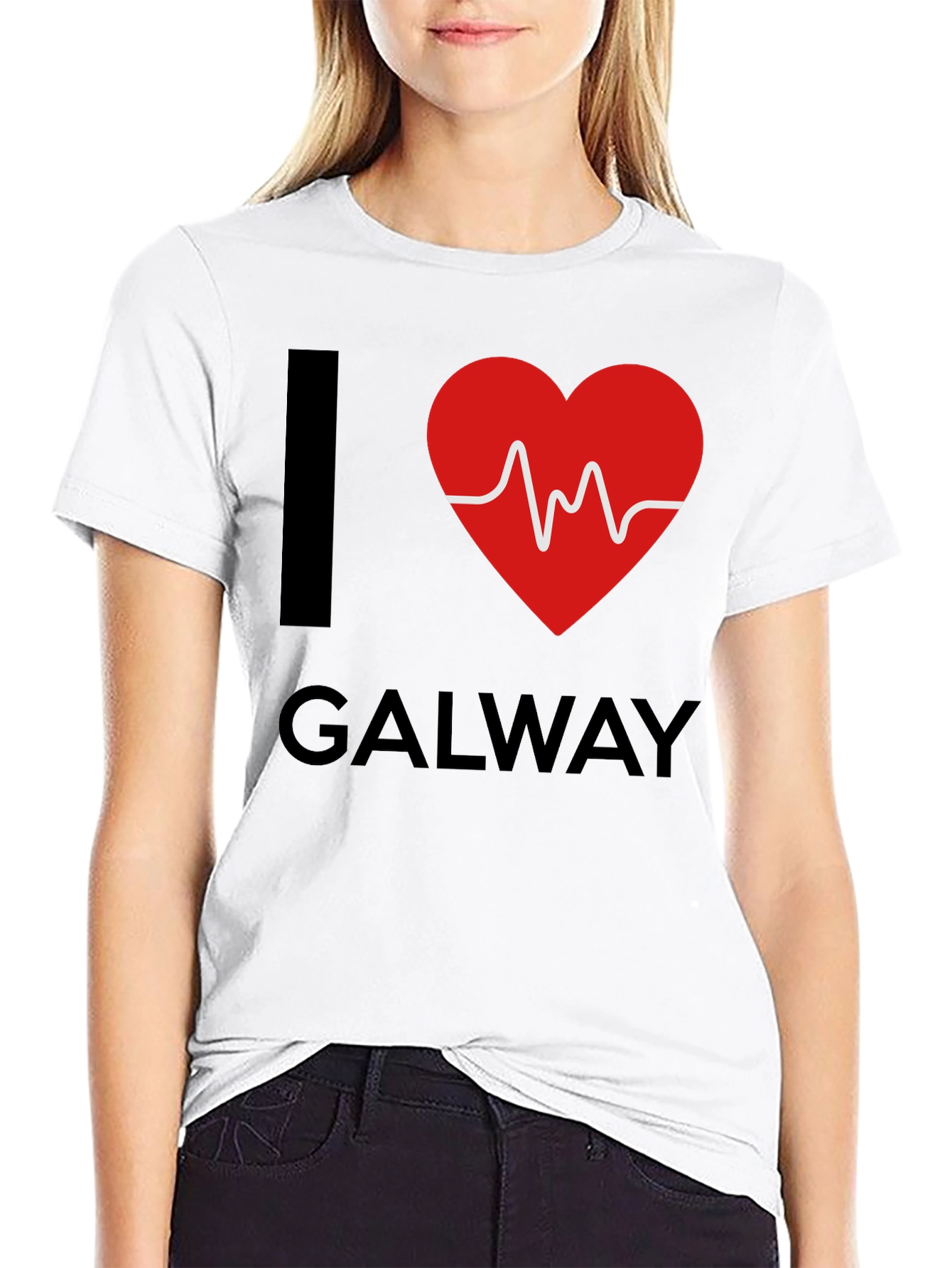 I Heart Galway T-Shirt - Black