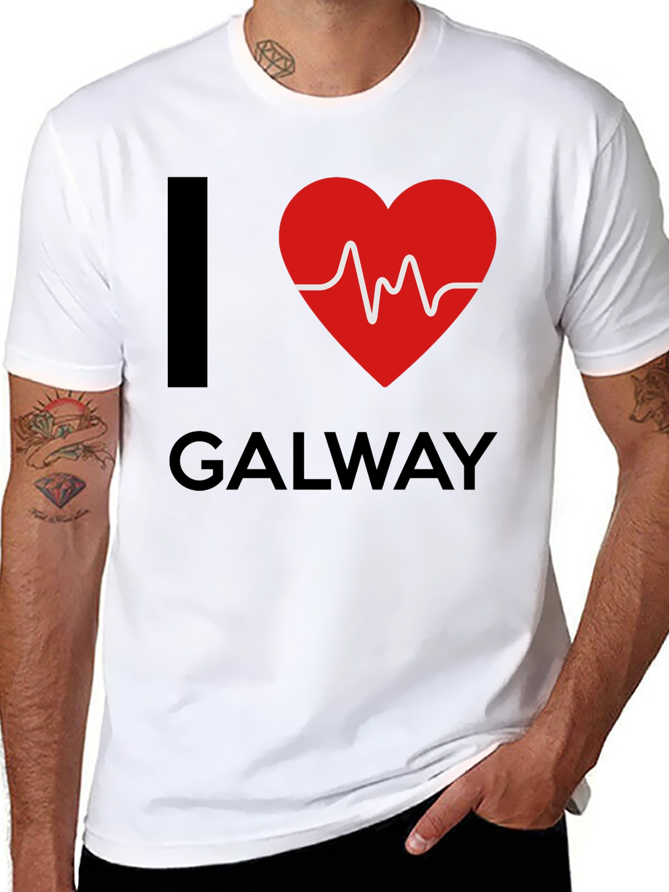 I Heart Galway T-Shirt - Black