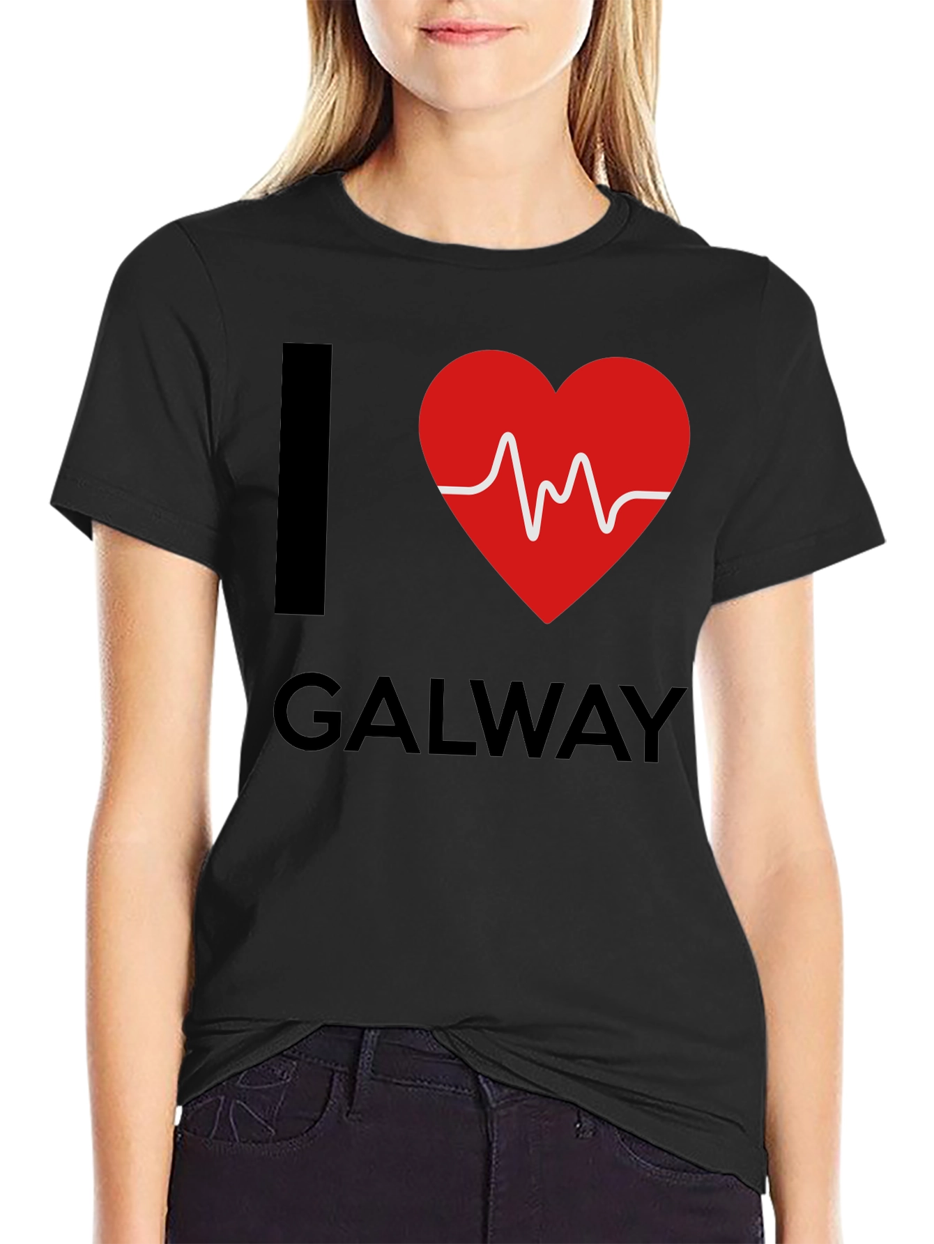 I Heart Galway T-Shirt - Black