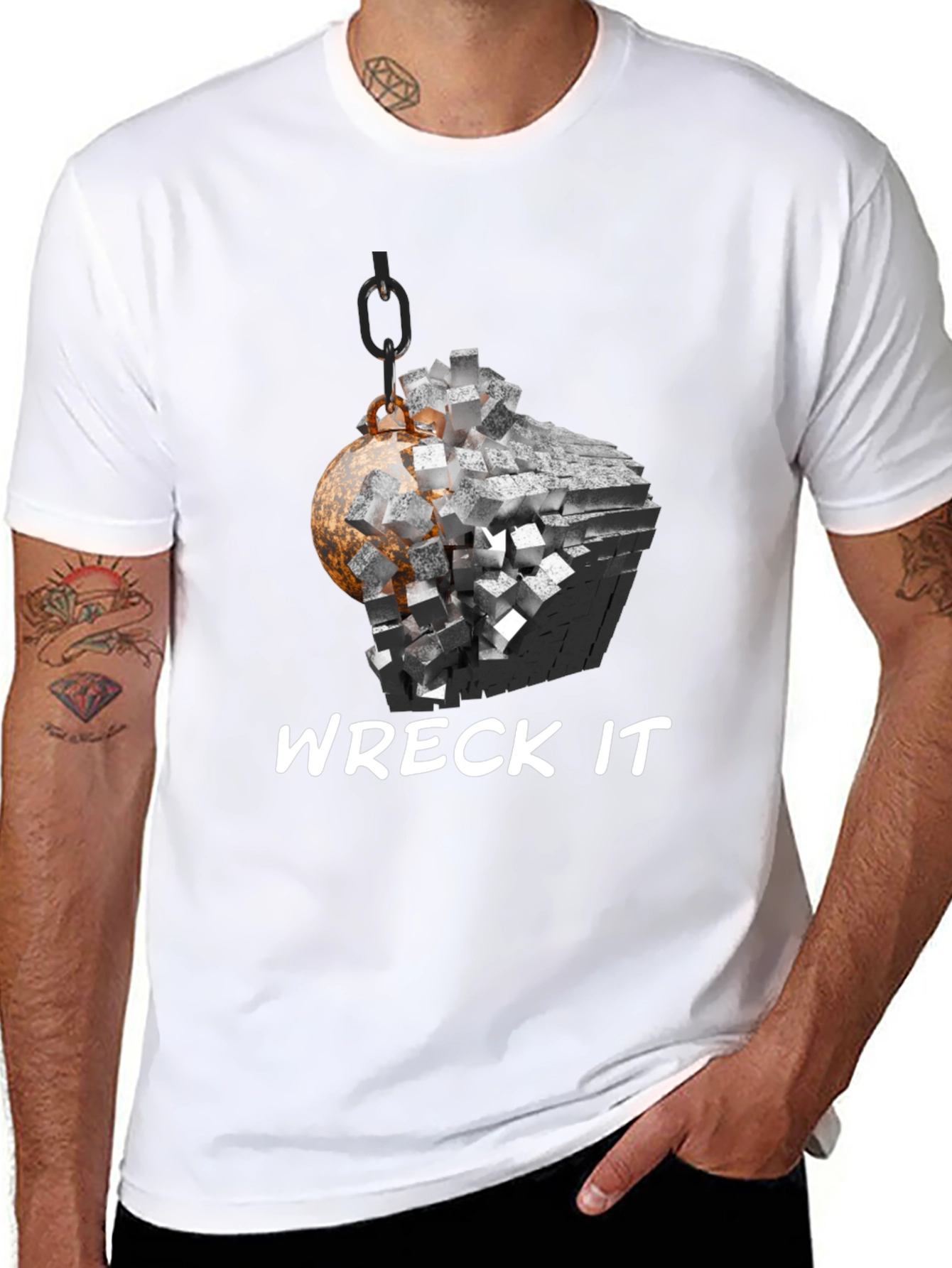 Wreck It Graphic Tee - Demolition Ball