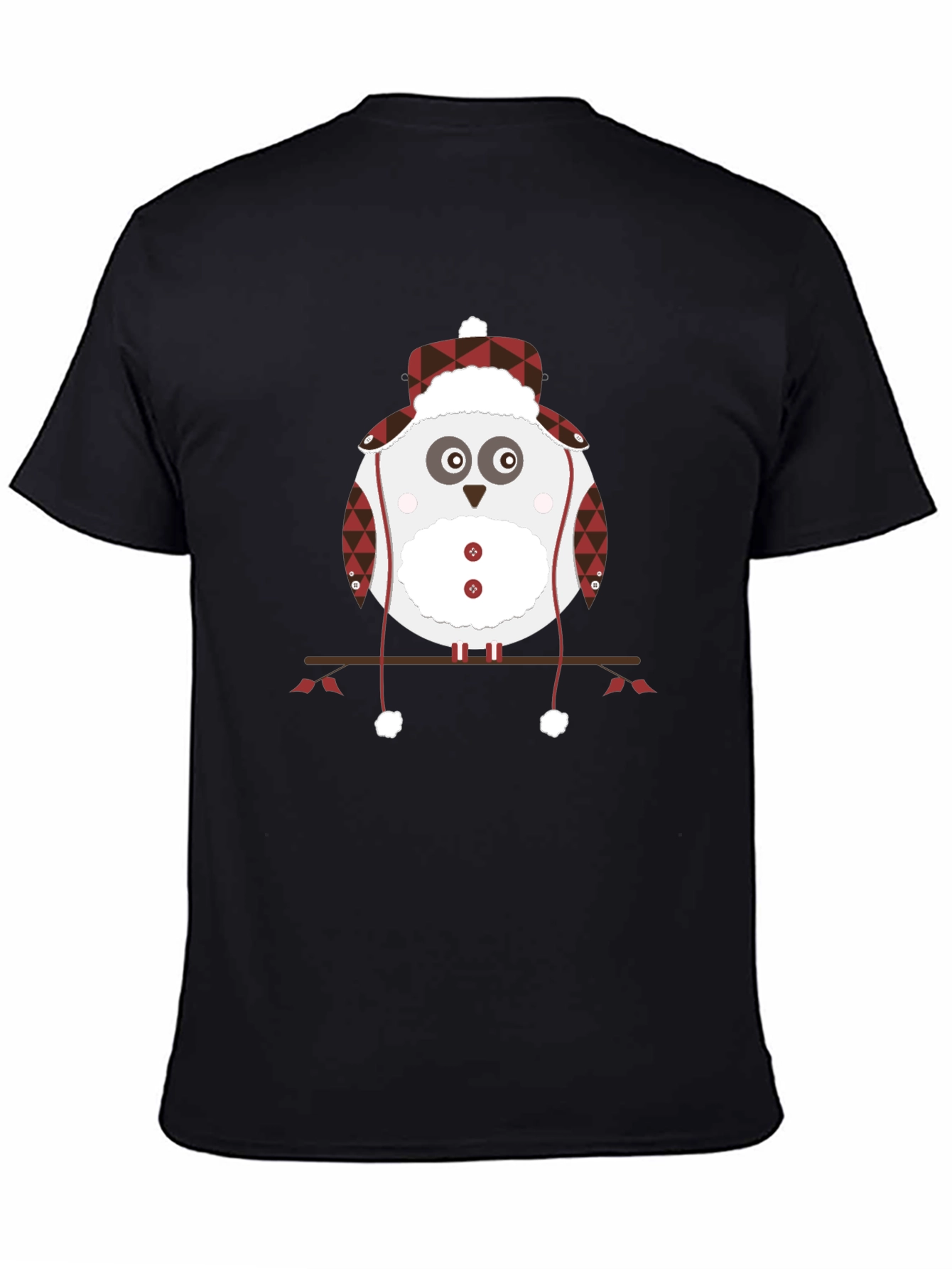 Owl Graphic Print T-Shirt