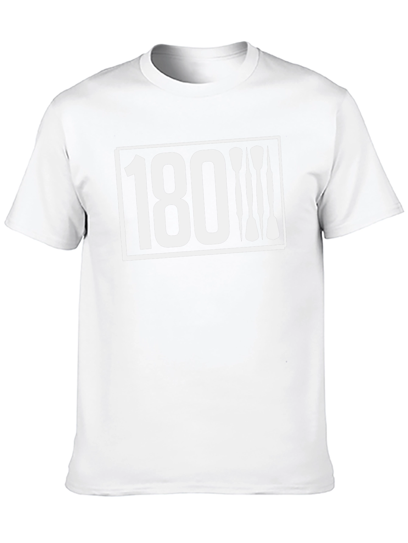 180 Darts Graphic Tee - Black Cotton Blend