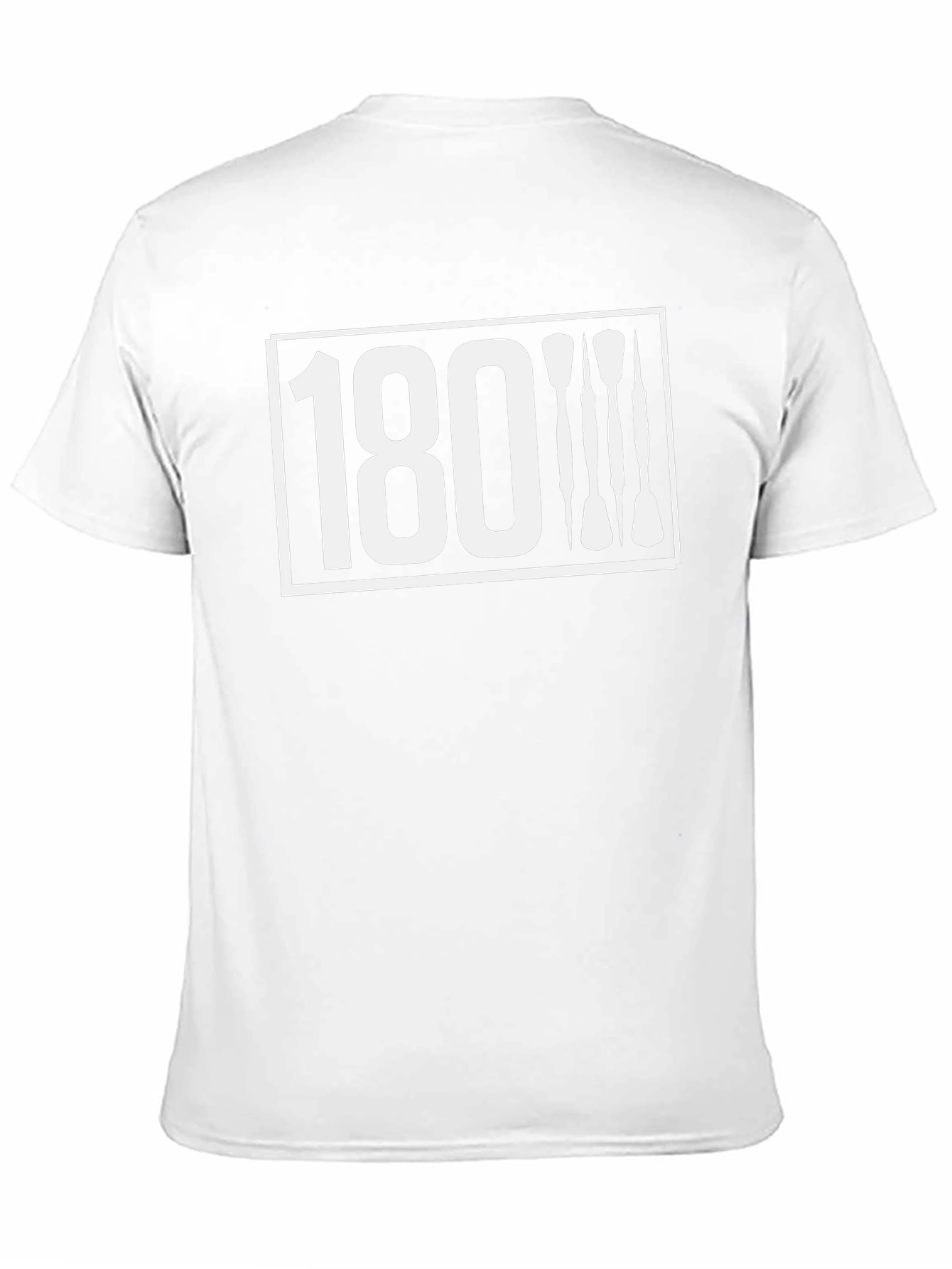 180 Darts Graphic Tee - Black Cotton Blend