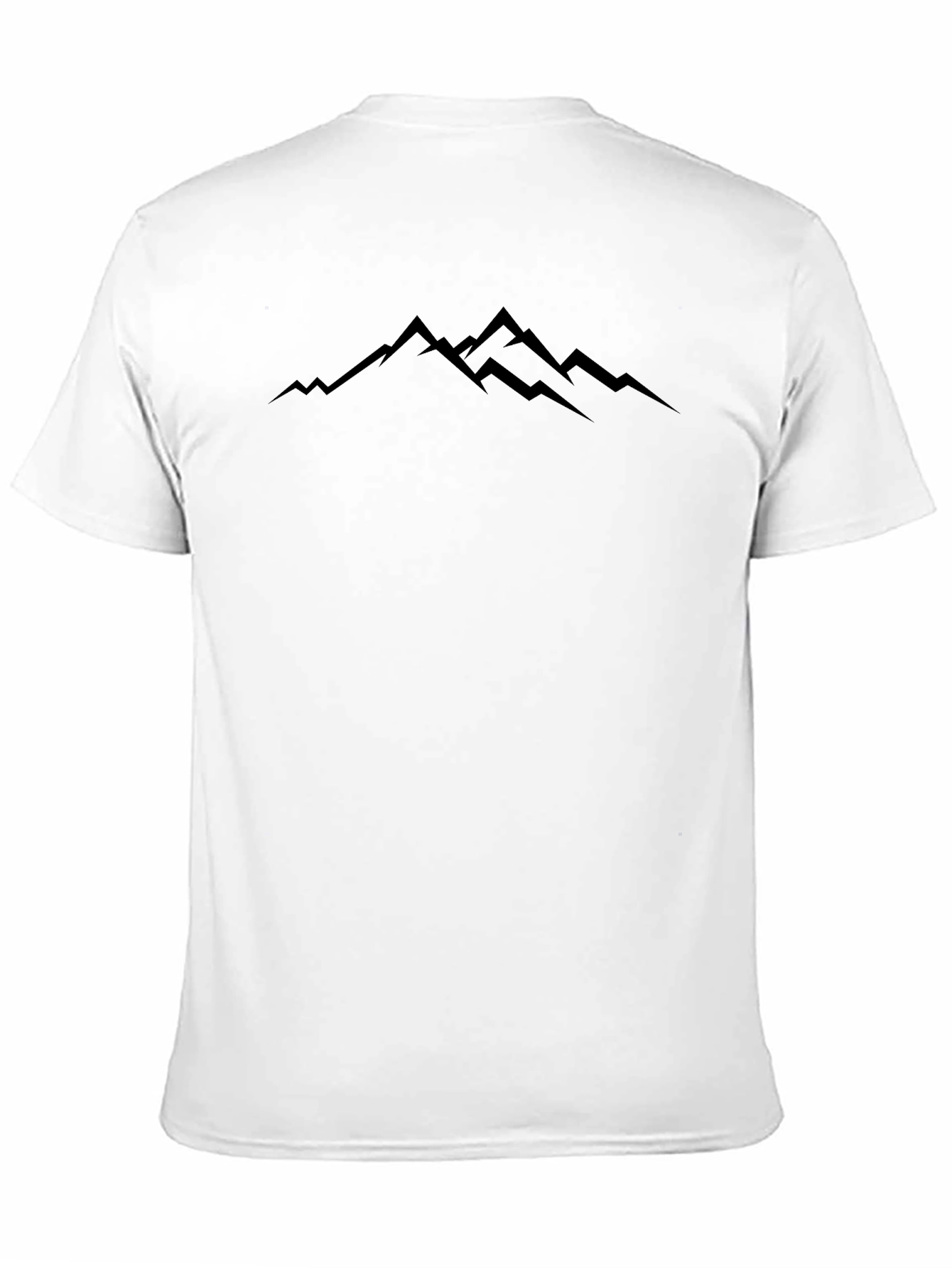 Mens Black Mountain Graphic Tee