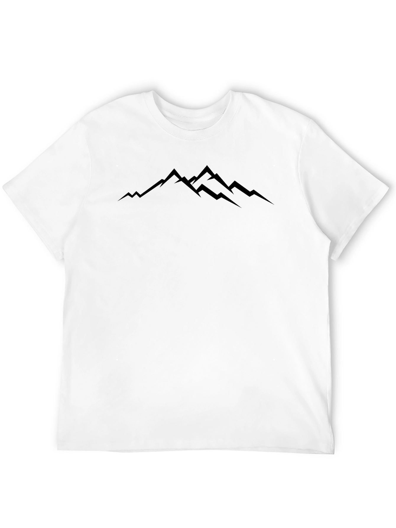 Mens Black Mountain Graphic Tee