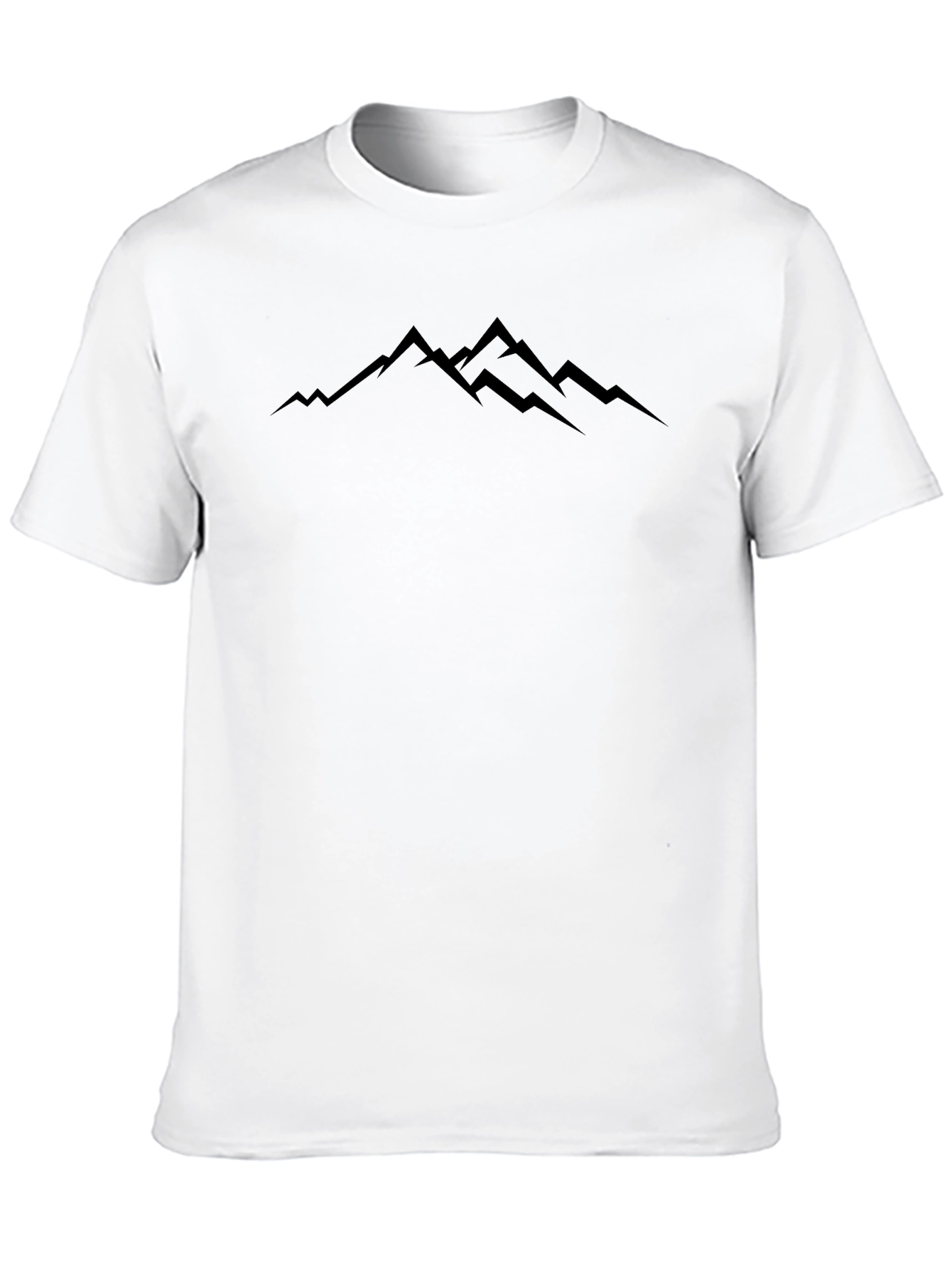Mens Black Mountain Graphic Tee