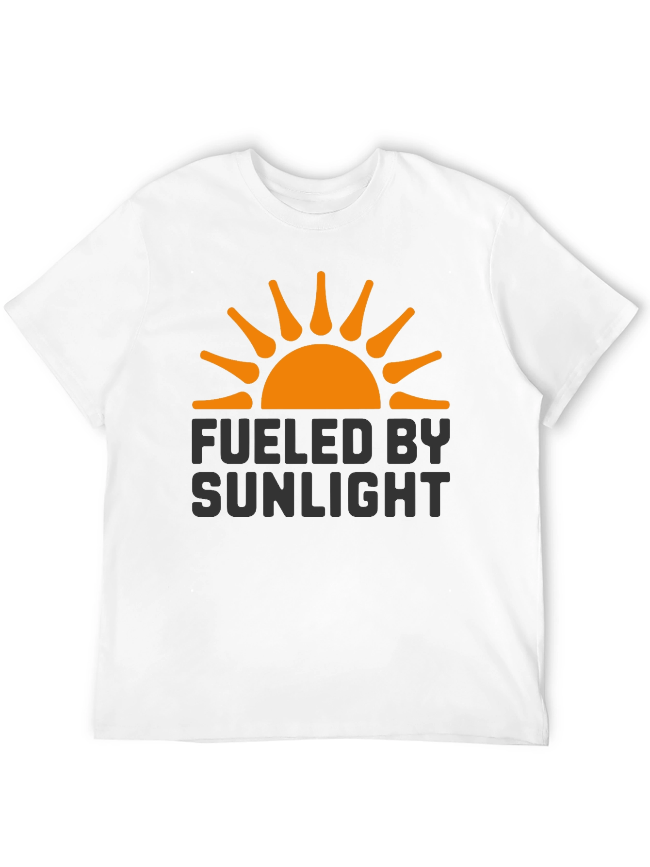 Fueled By Sunlight Graphic Tee - Black