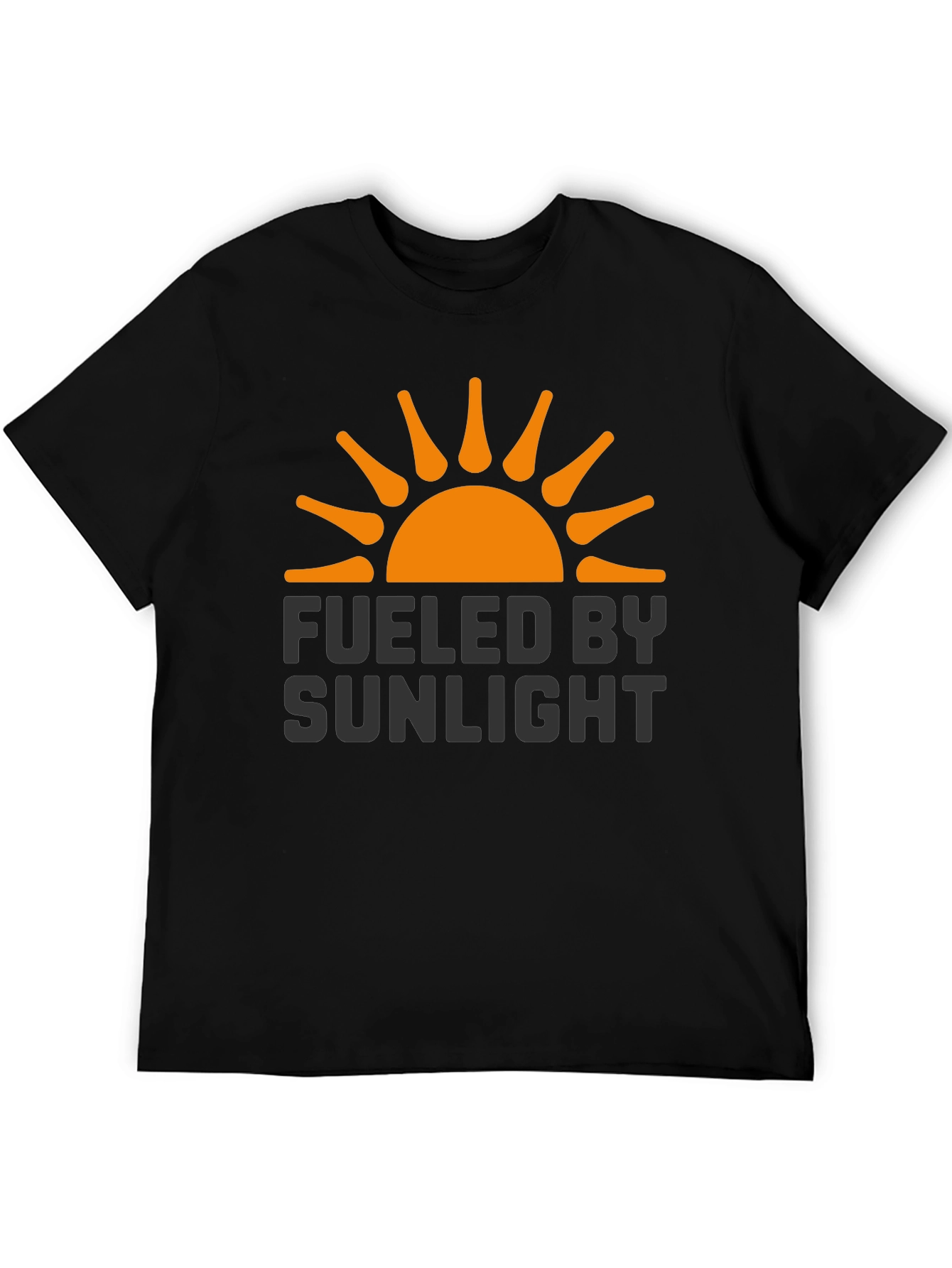 Fueled By Sunlight Graphic Tee - Black