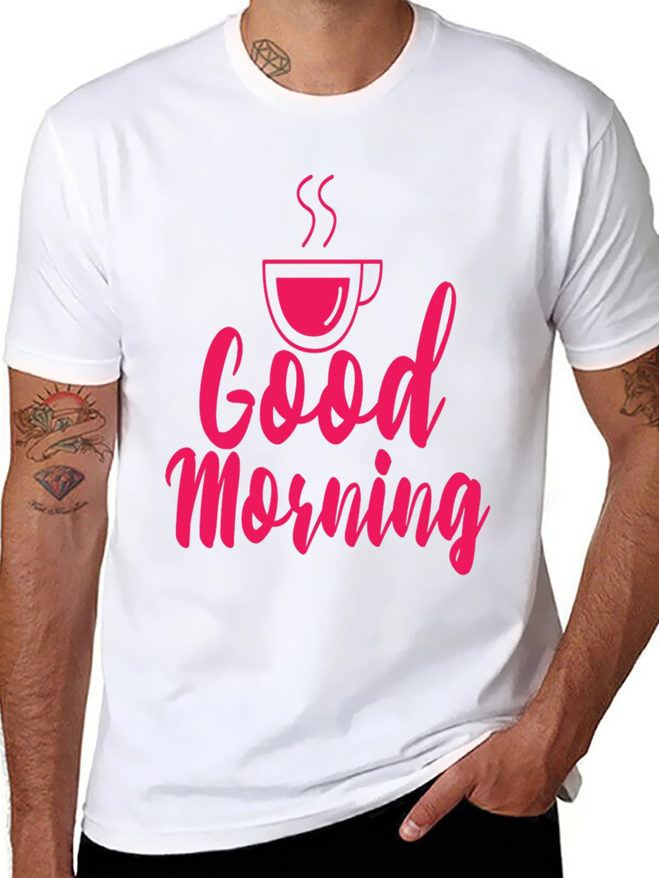 Good Morning Graphic Tee - Stylish & Comfy