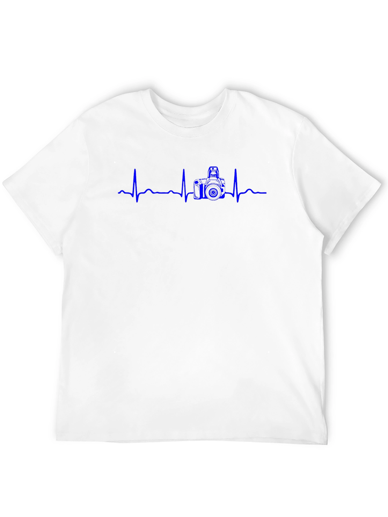 Camera Heartbeat Graphic Tee - Photographer Gift