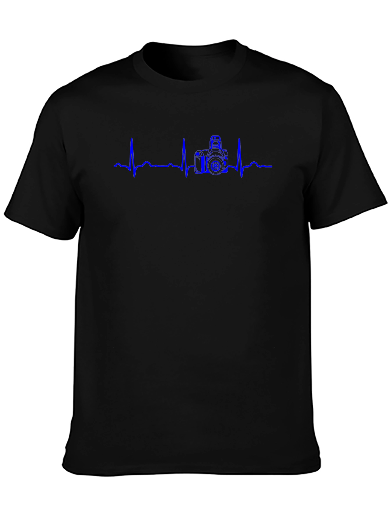 Camera Heartbeat Graphic Tee - Photographer Gift