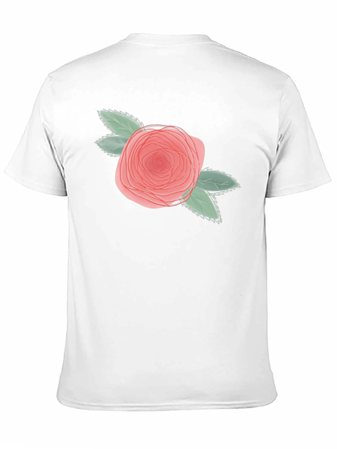 Floral Rose Graphic Tee - Unisex
