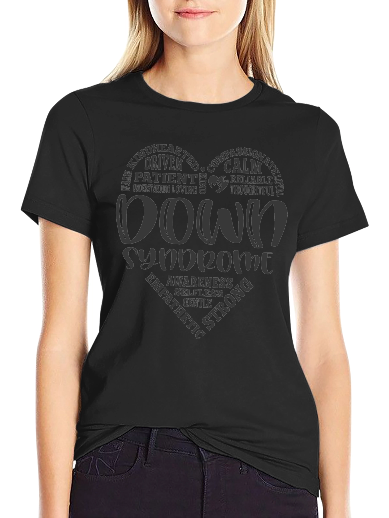 Down Syndrome Awareness Heart T-Shirt