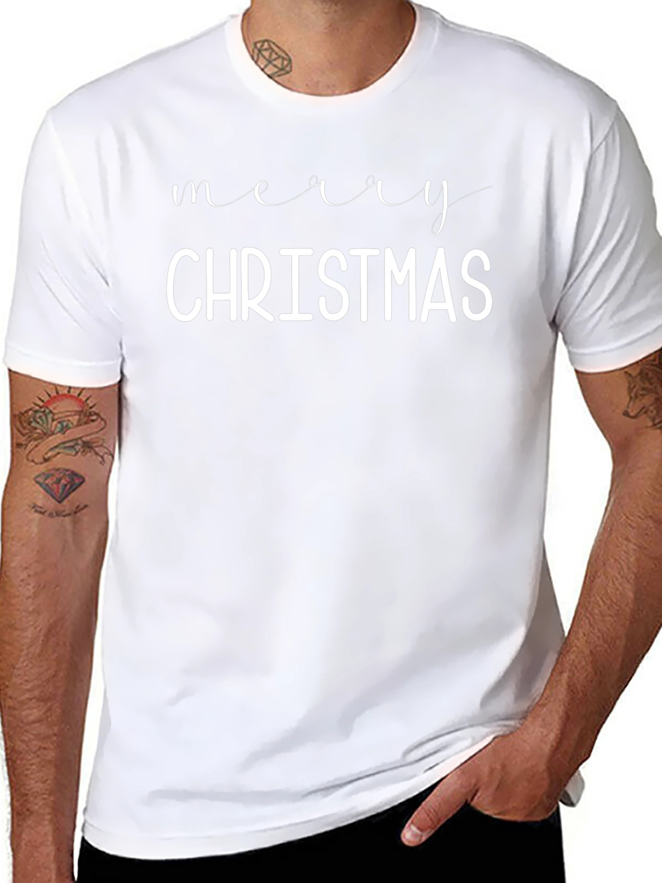 Merry Christmas Graphic Tee - Holiday Celebration Shirt