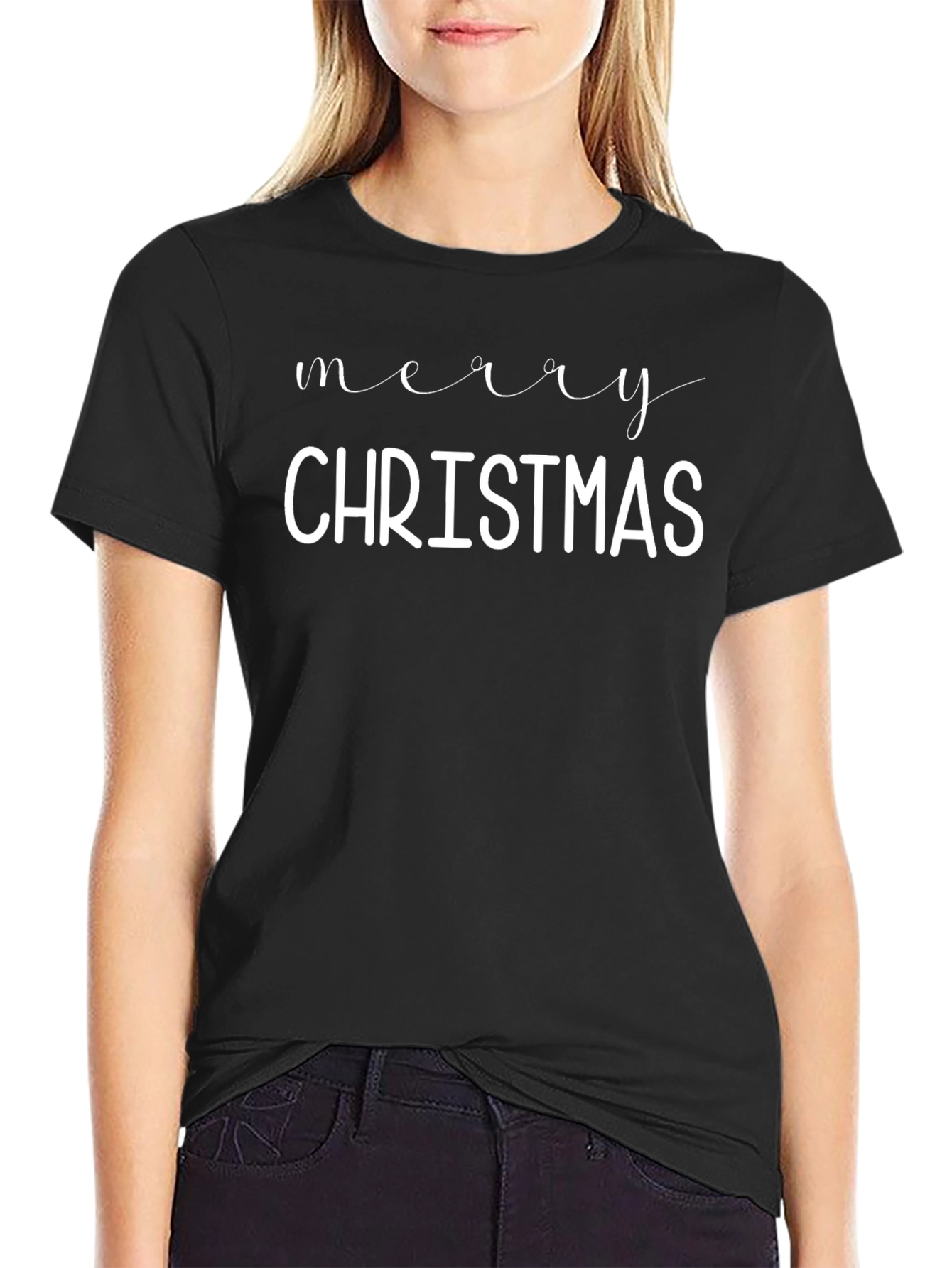 Merry Christmas Graphic Tee - Holiday Celebration Shirt