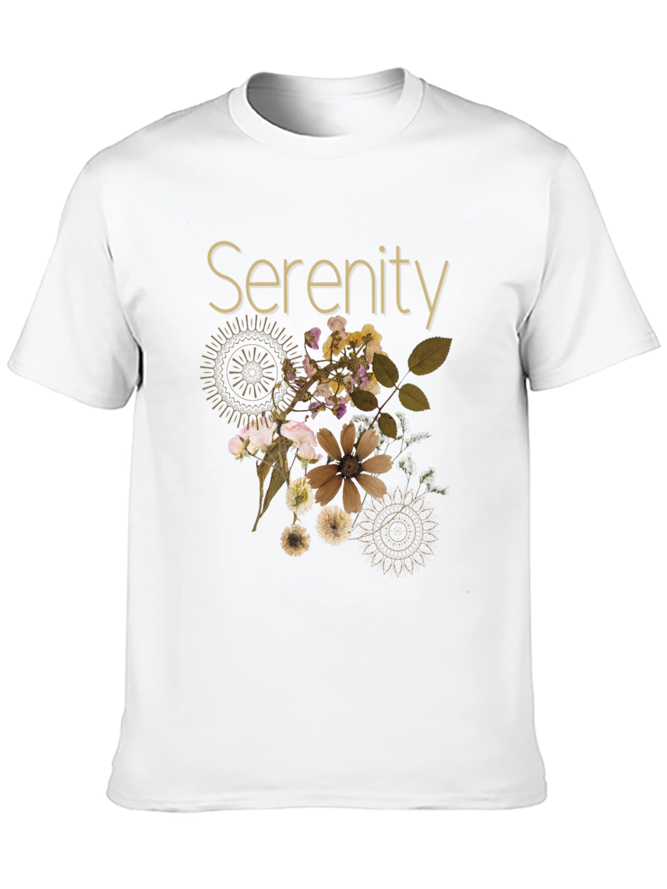 Serenity Floral Graphic T-Shirt