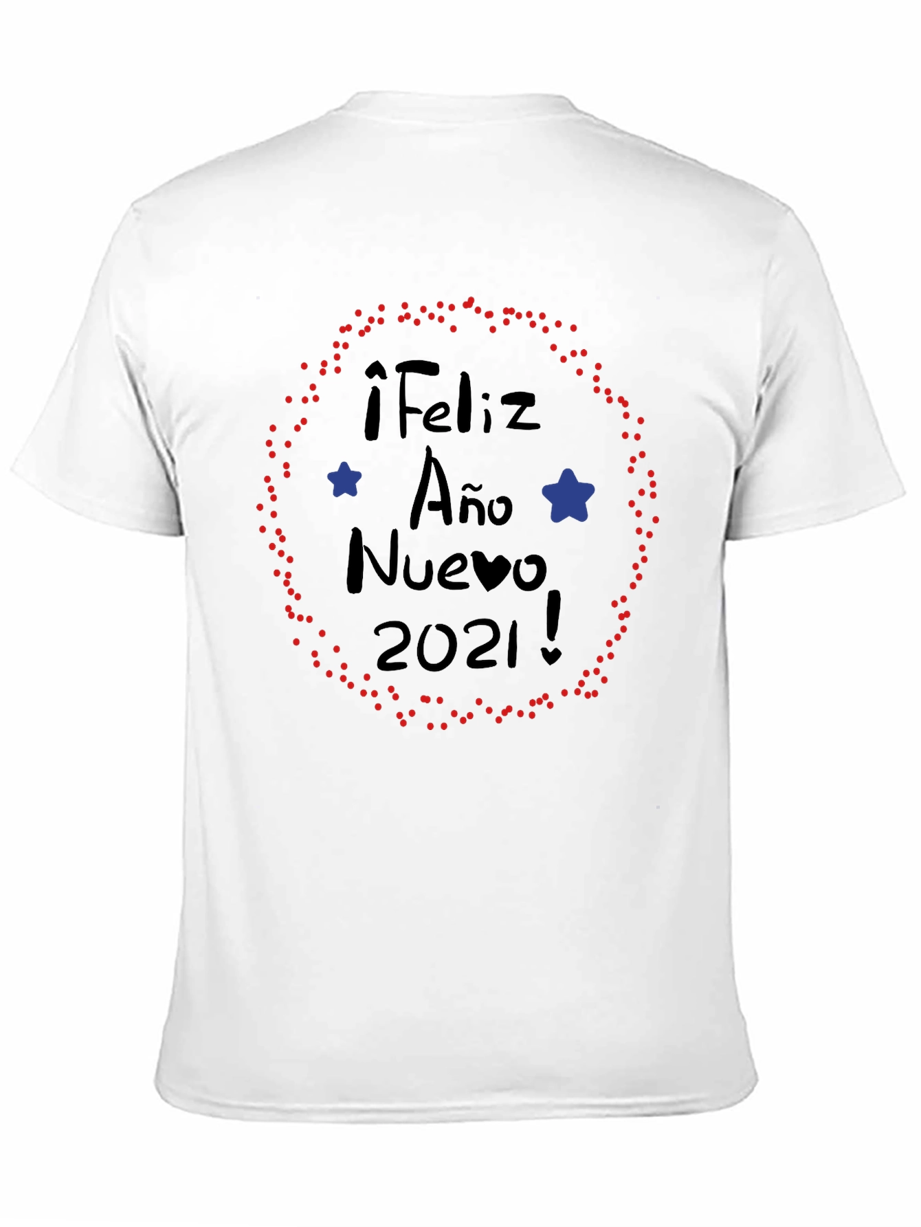 Feliz Año Nuevo 2021 Black T-Shirt
