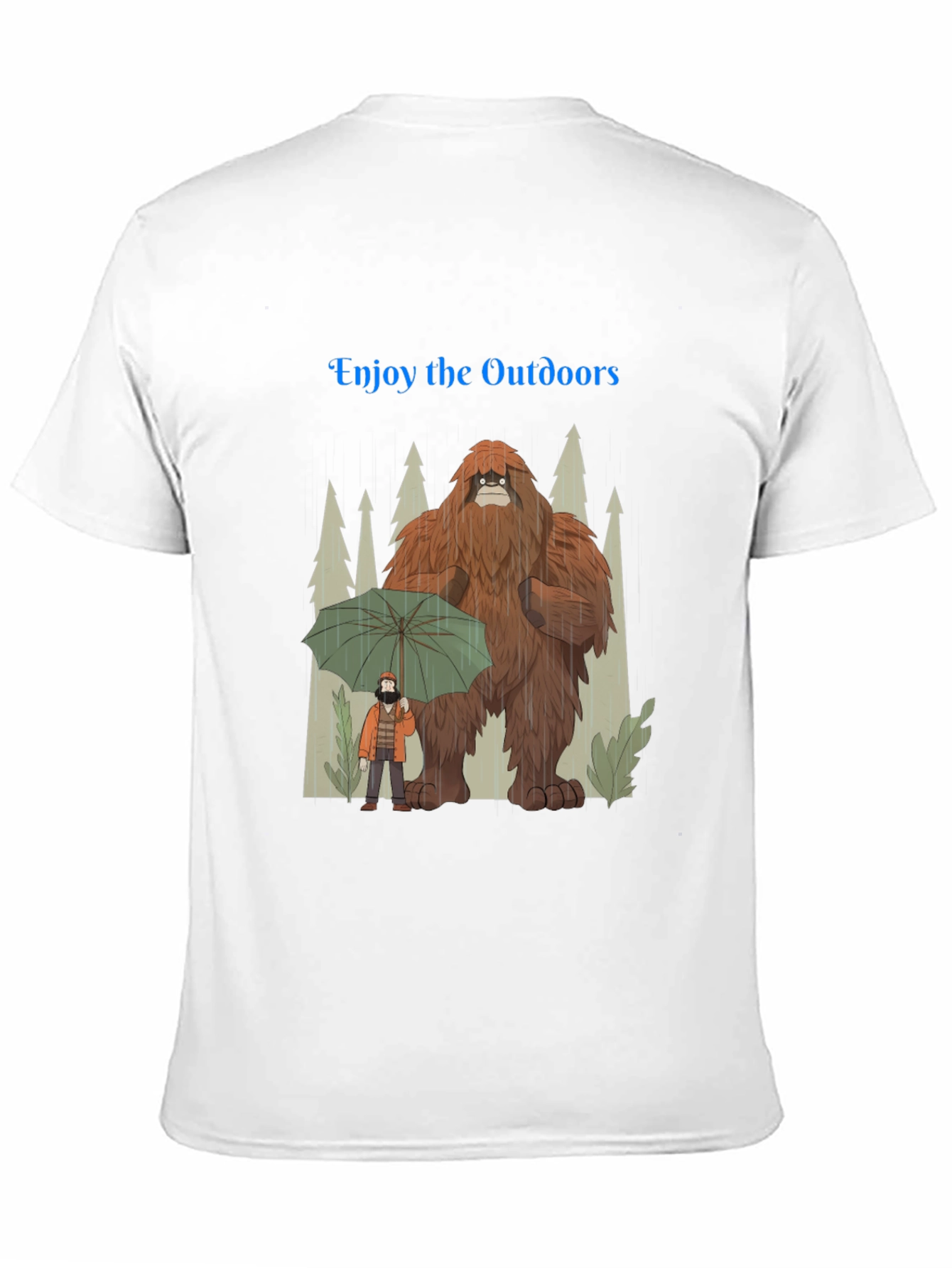 Enjoy the Outdoors Bigfoot Graphic T-Shirt