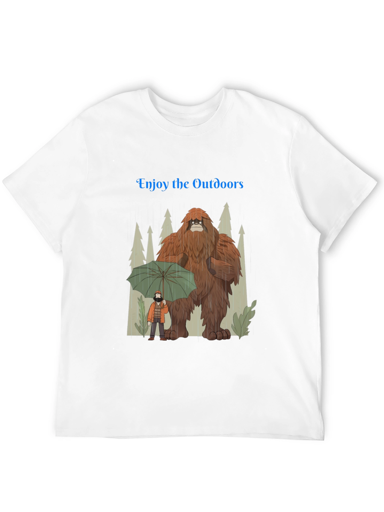 Enjoy the Outdoors Bigfoot Graphic T-Shirt