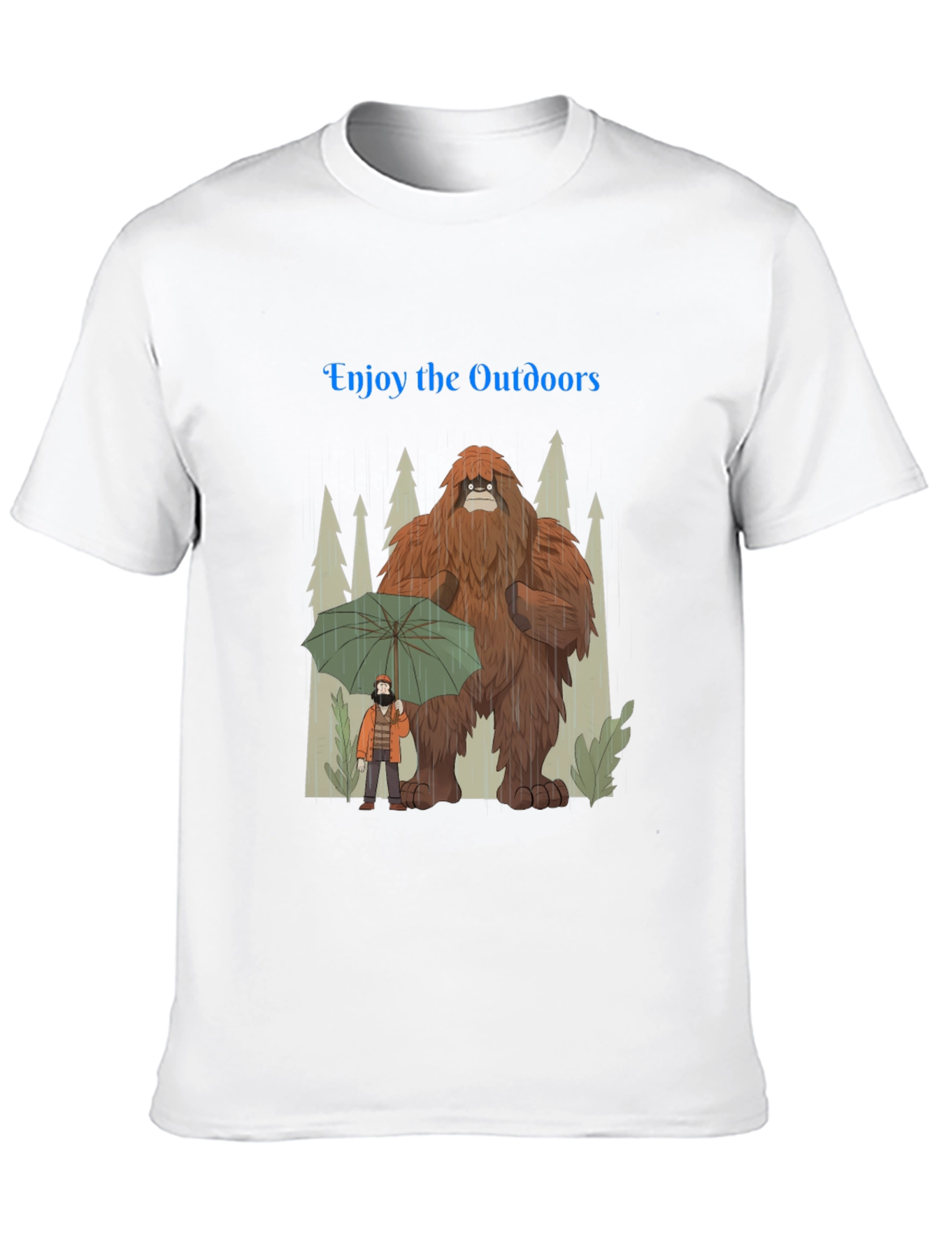 Enjoy the Outdoors Bigfoot Graphic T-Shirt