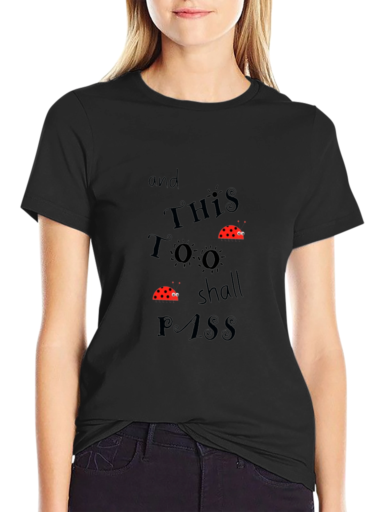 Ladybug This Too Shall Pass Graphic T-Shirt