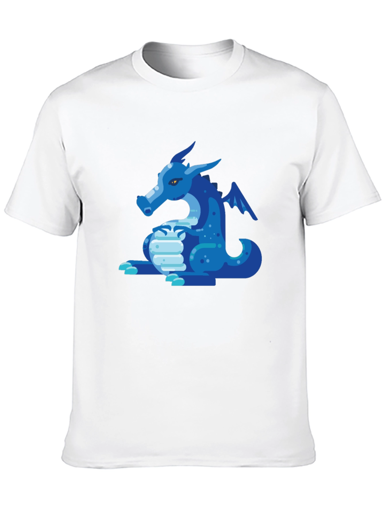 Blue Dragon Graphic Tee - Mens Black T-Shirt
