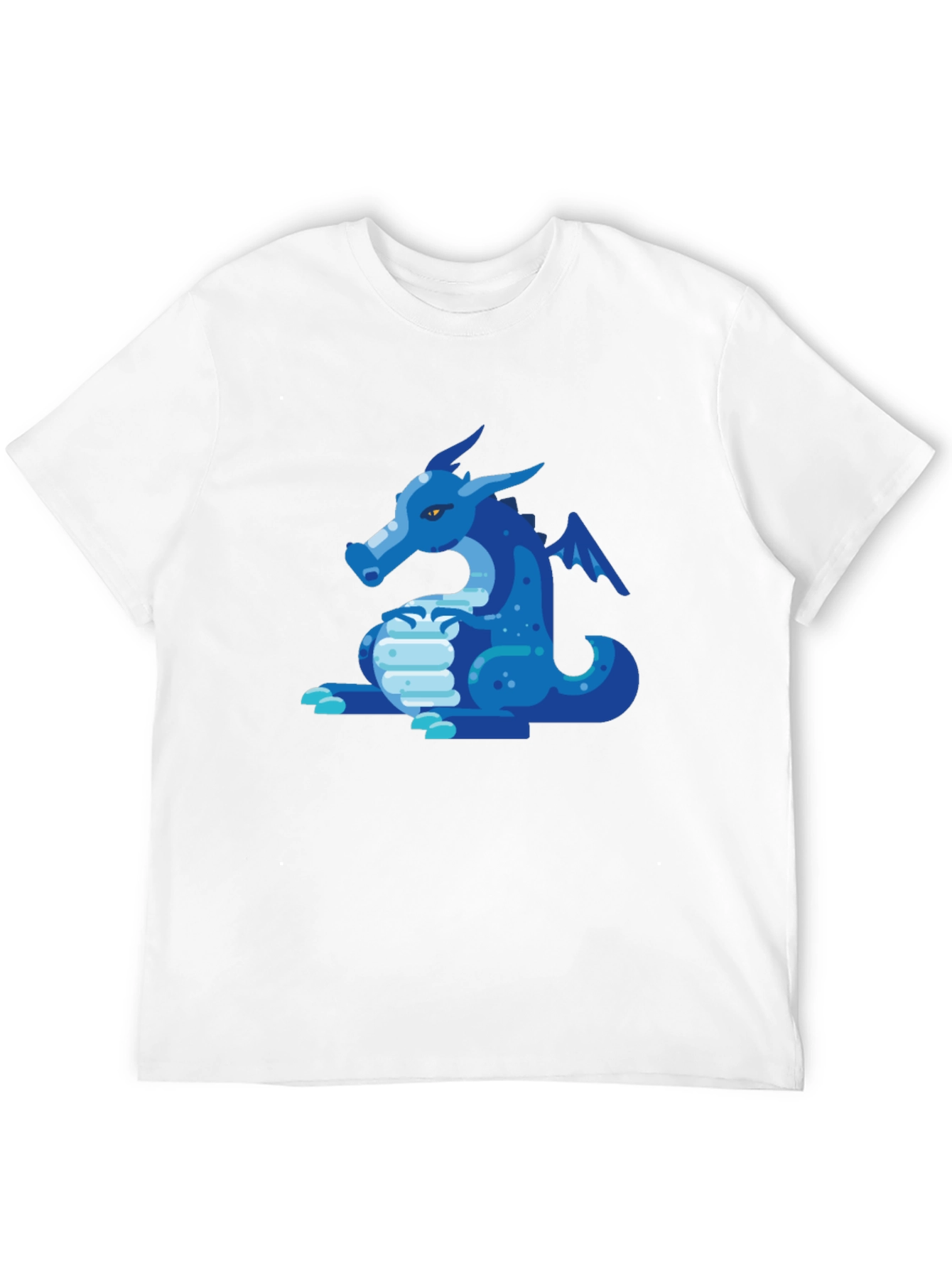 Blue Dragon Graphic Tee - Mens Black T-Shirt