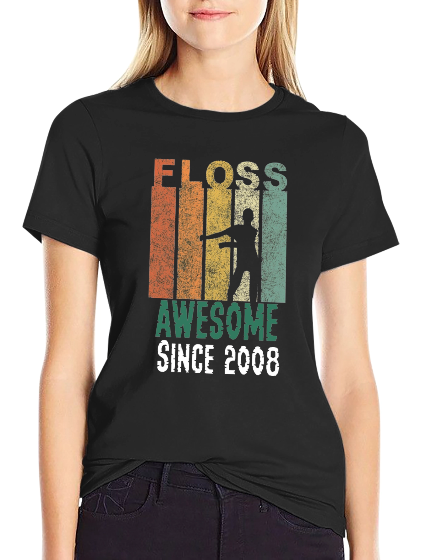 Floss Awesome Since 2008 Graphic T-Shirt