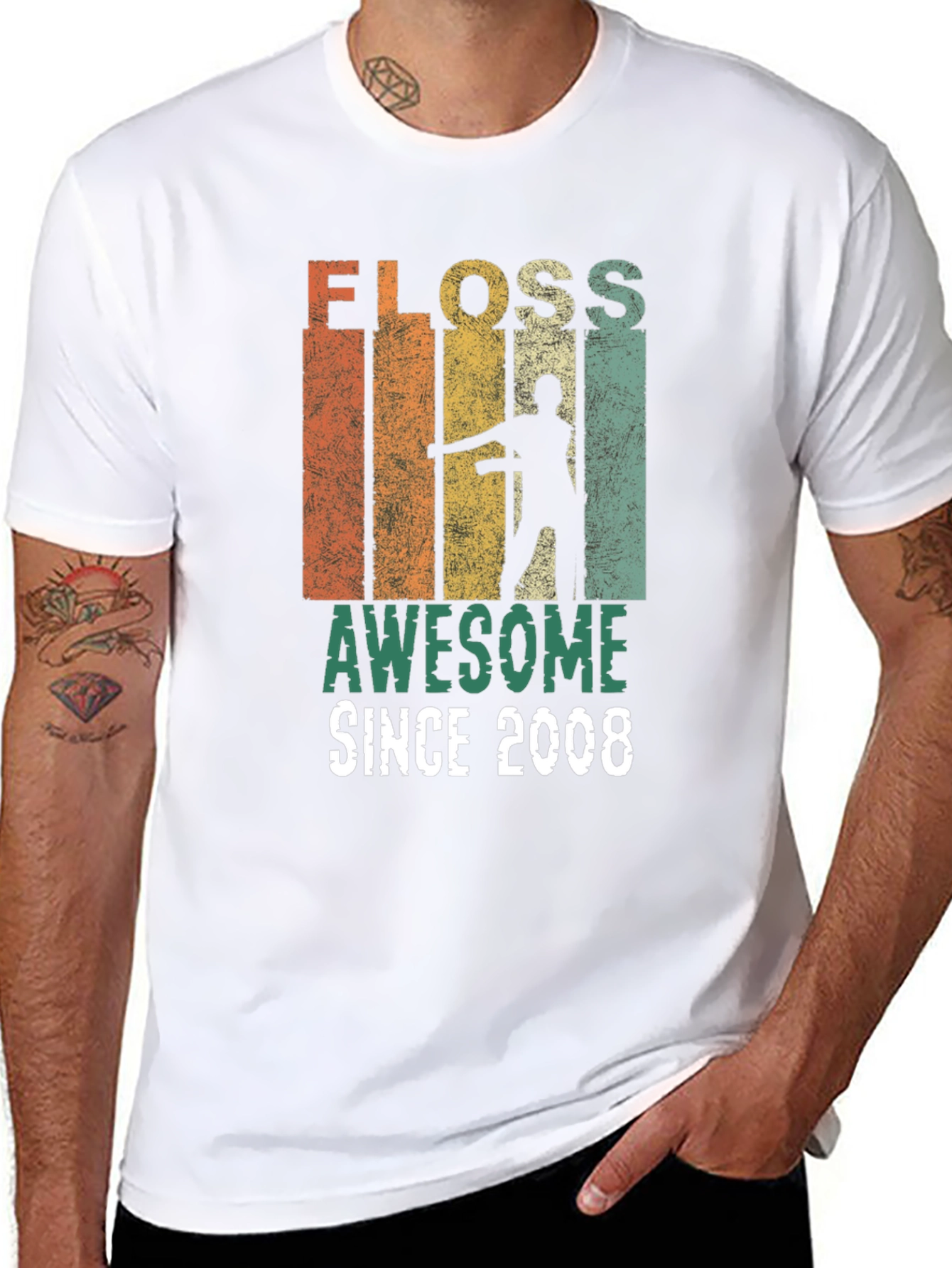 Floss Awesome Since 2008 Graphic T-Shirt