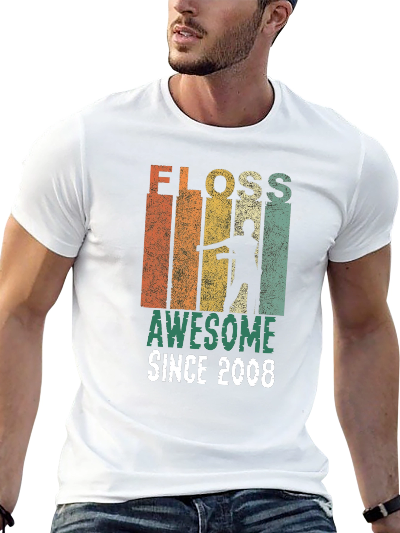 Floss Awesome Since 2008 Graphic T-Shirt