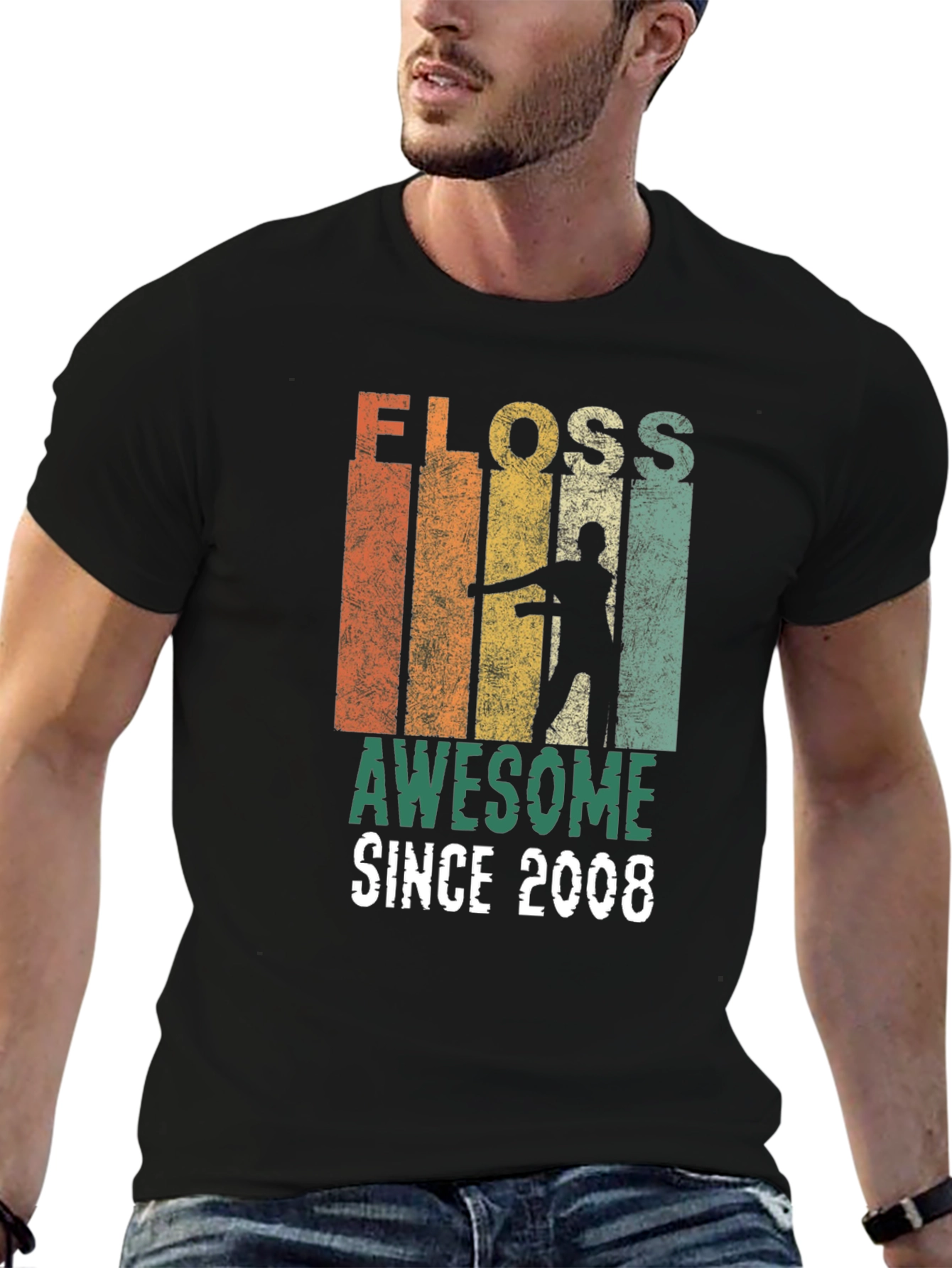 Floss Awesome Since 2008 Graphic T-Shirt
